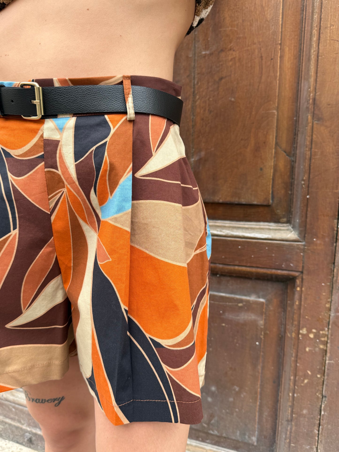 Haveone Shorts in fantasia Bruciato
