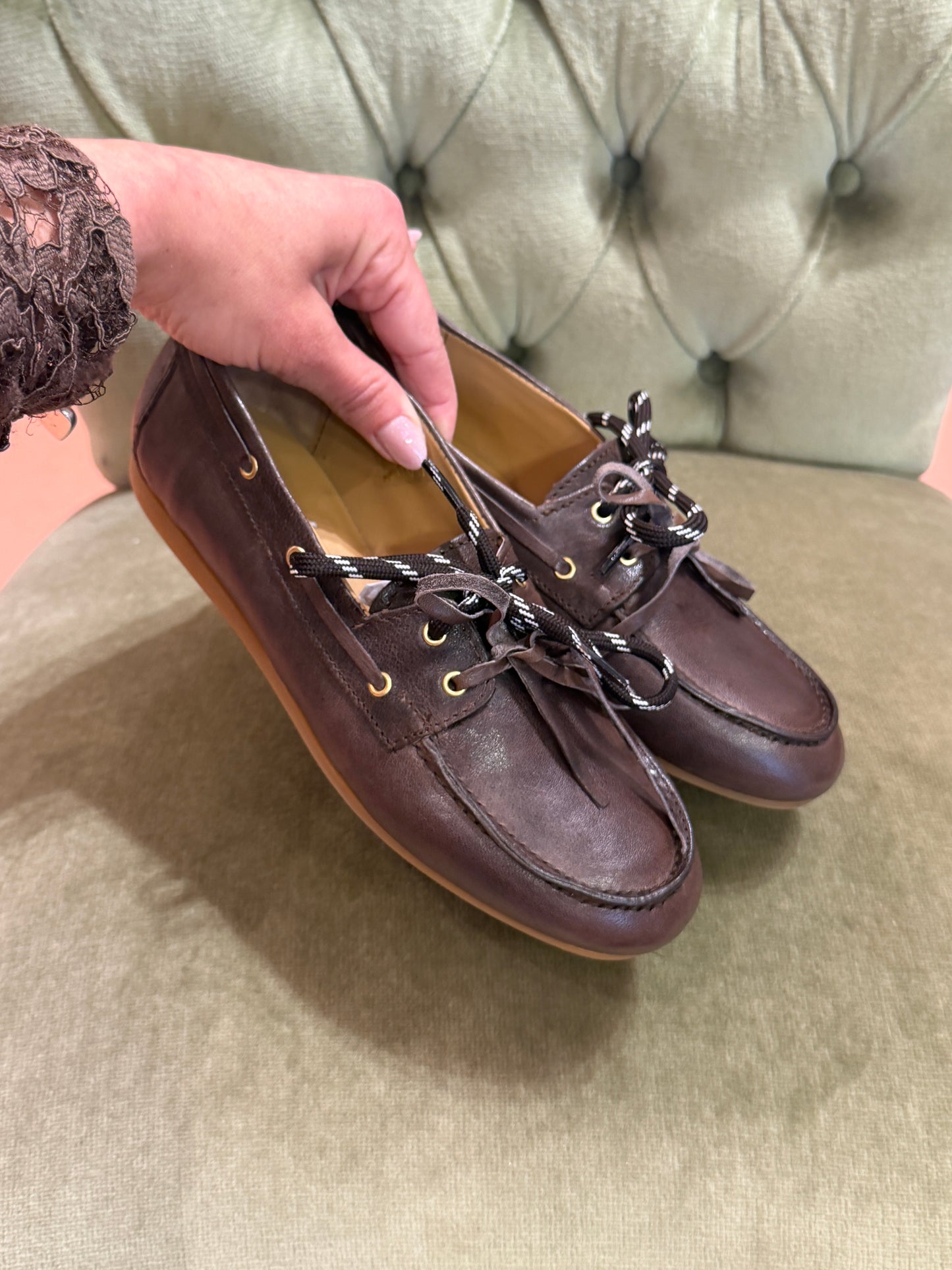 Ovyè Mocassino barca MORO