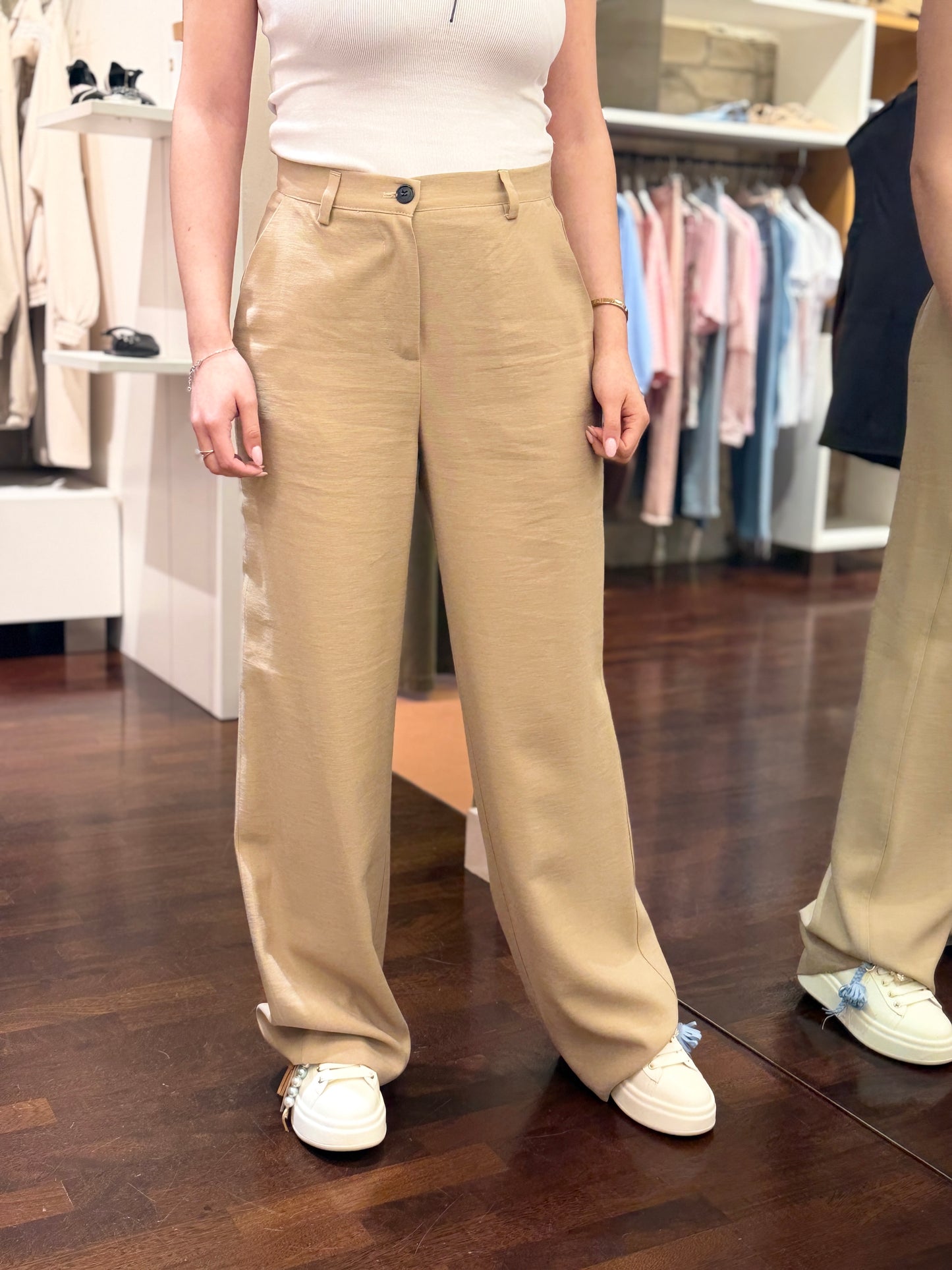 Haveone Pantalone Gamba dritta Safari