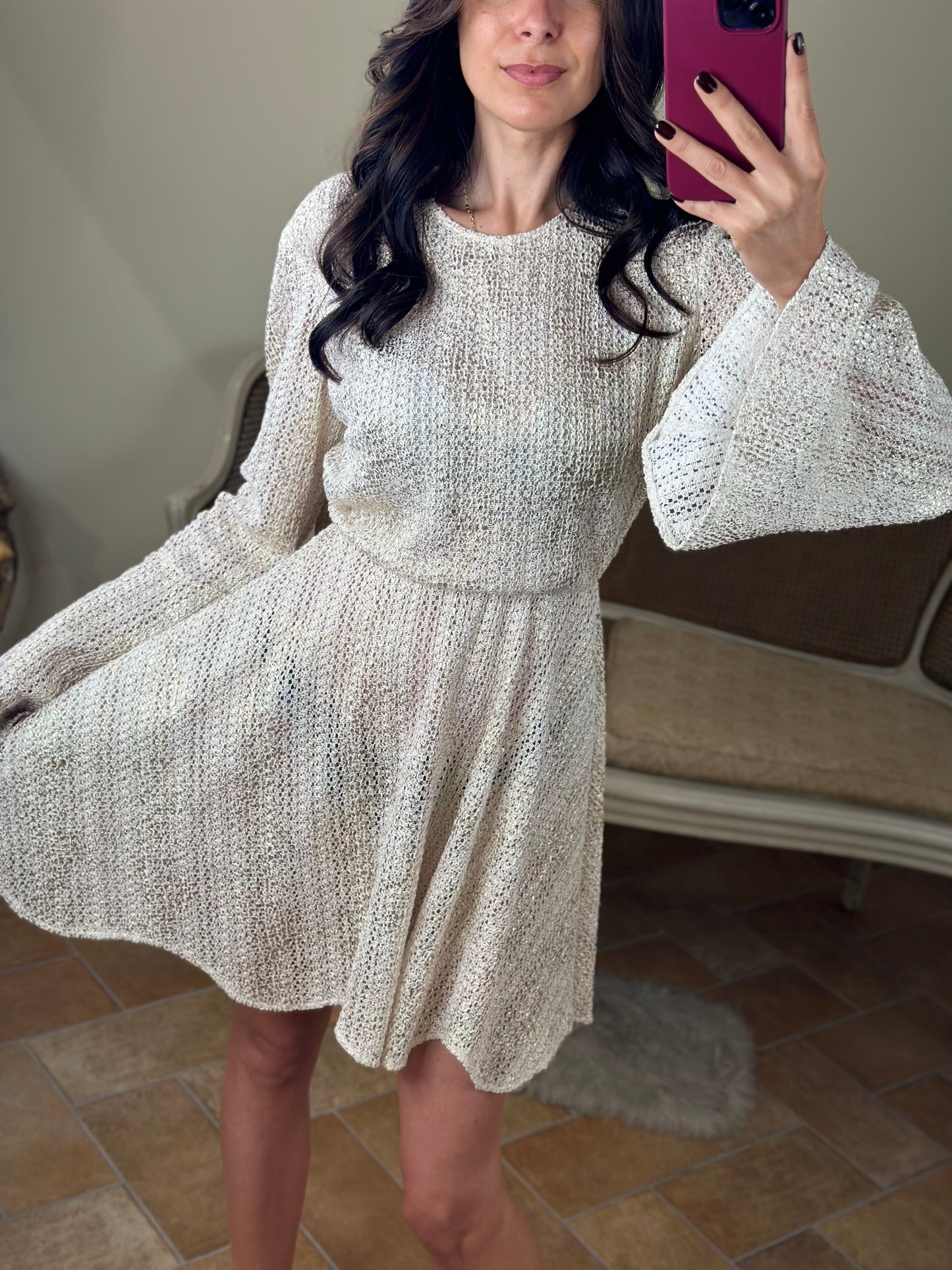 BohemianVí LASTI MINI DRESS Gold