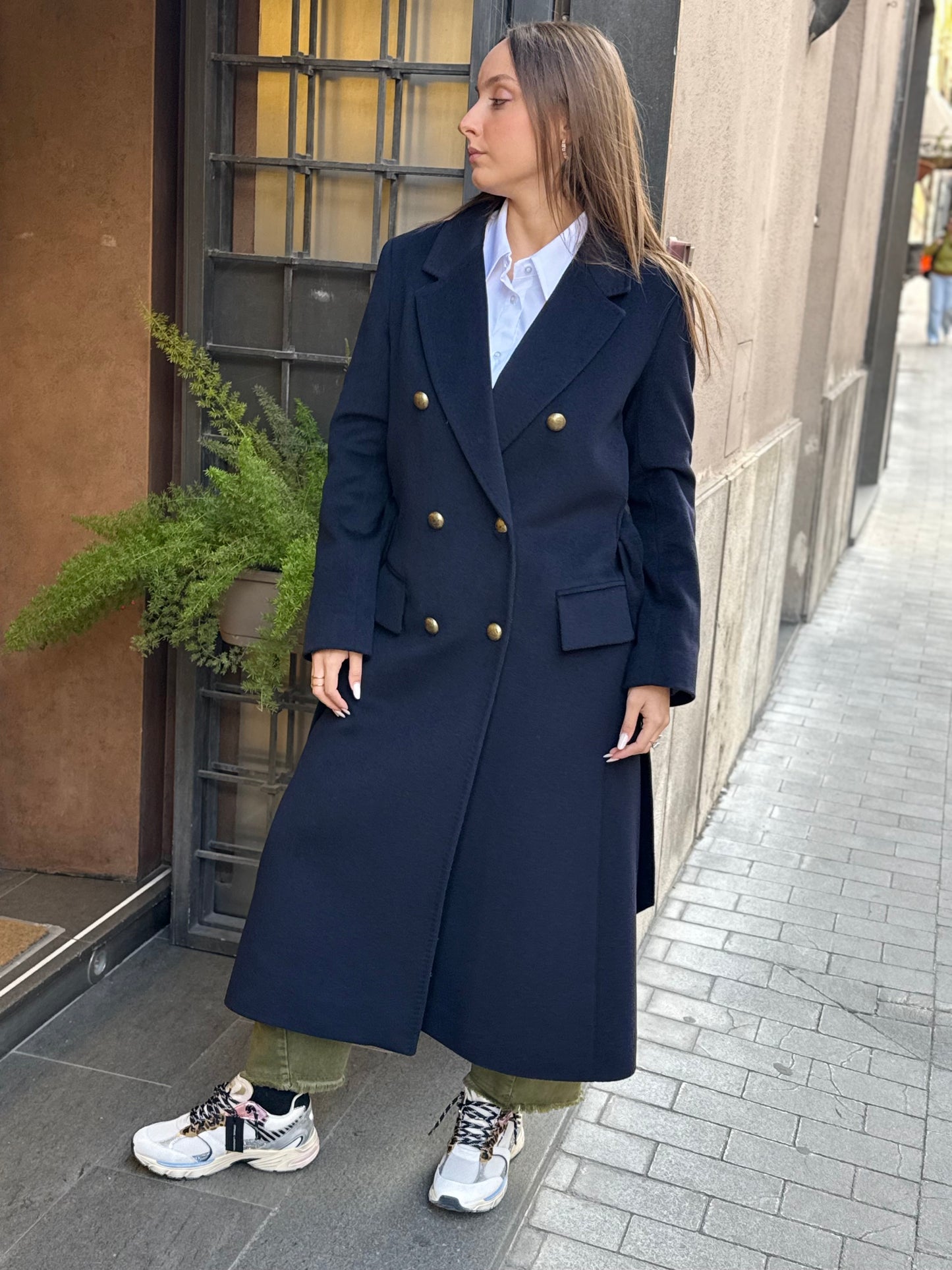 Chiarulli cappotto ORIANA blu