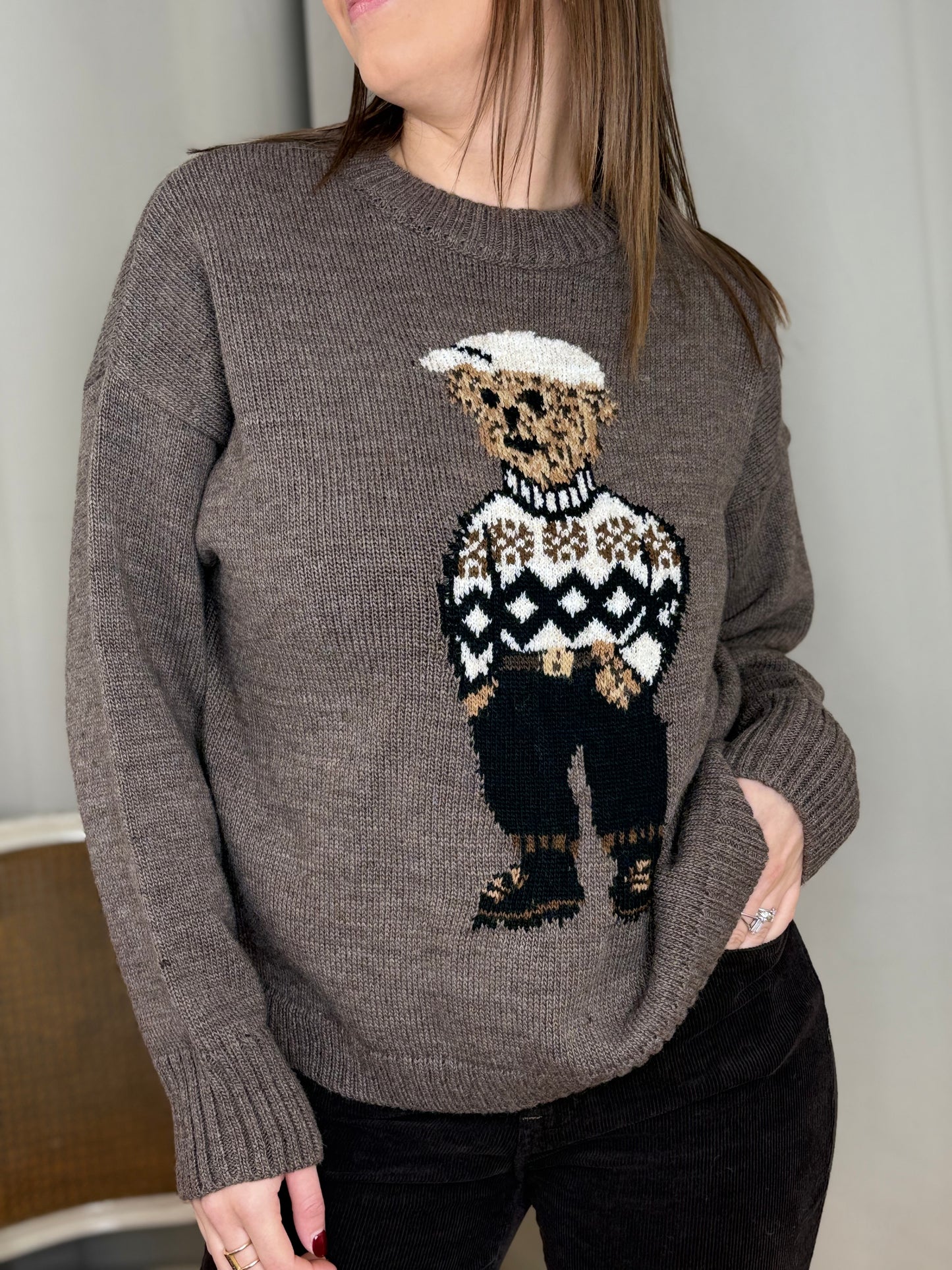 Tensione in Maglia TEDDY TAUPE