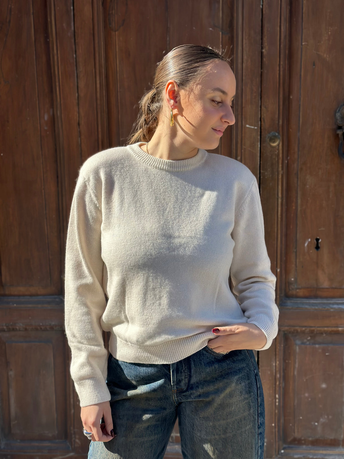 Tensione in maglia spalla imbottita  (disponibile in più colori)