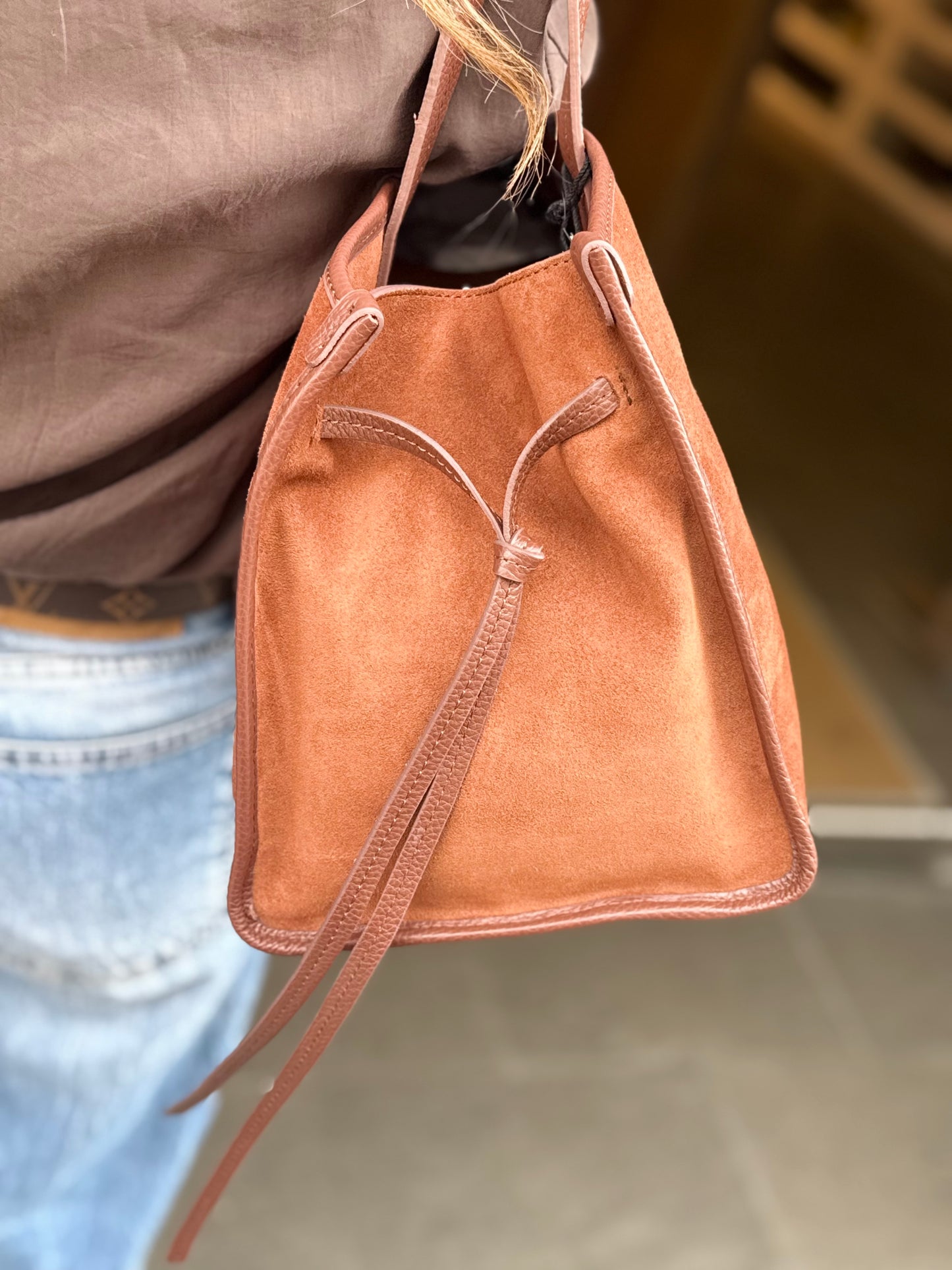 My Best Bag DIVA SUEDE BRUCIATO