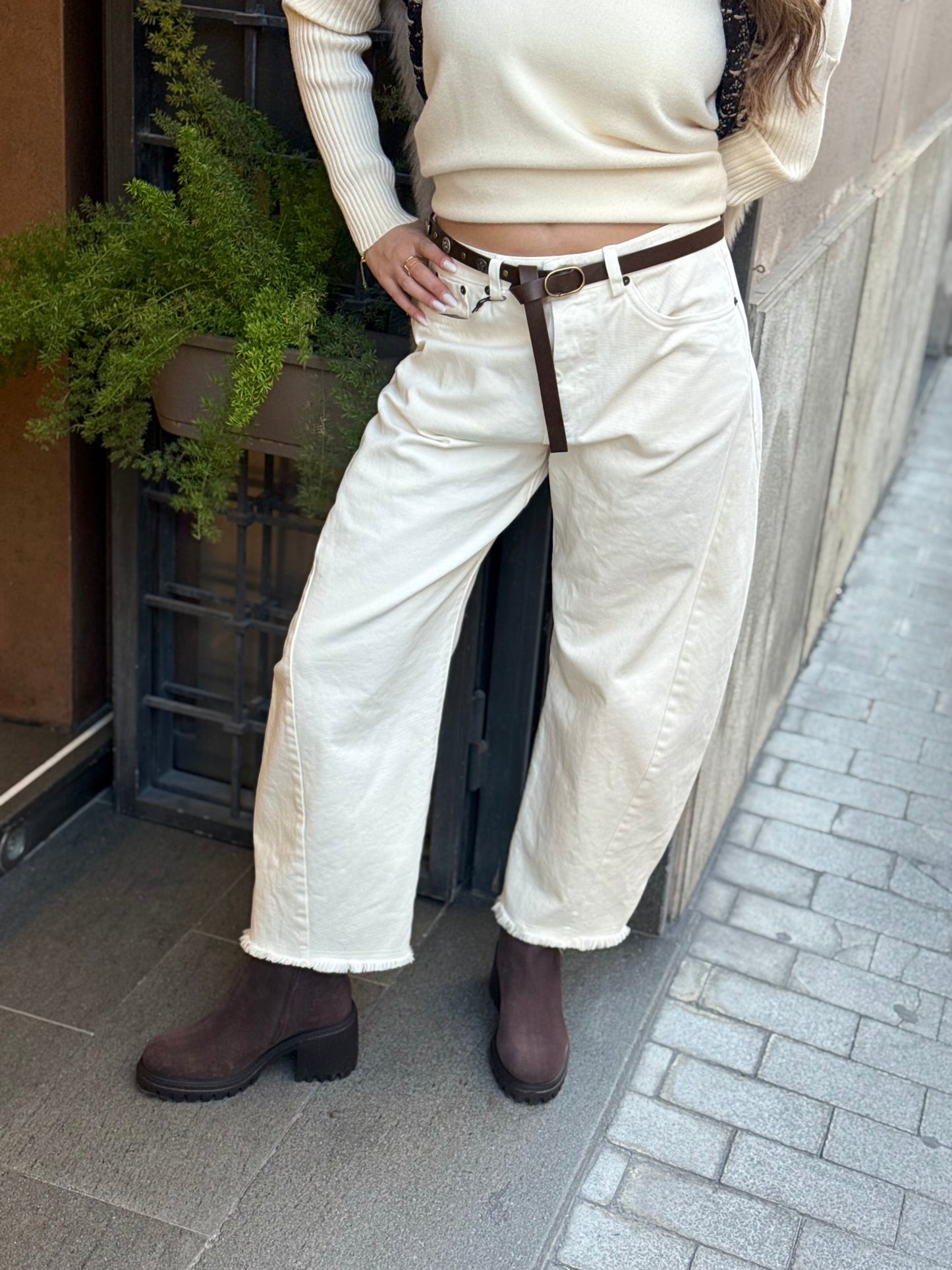 Tensione in Pantalone Barrel BURRO