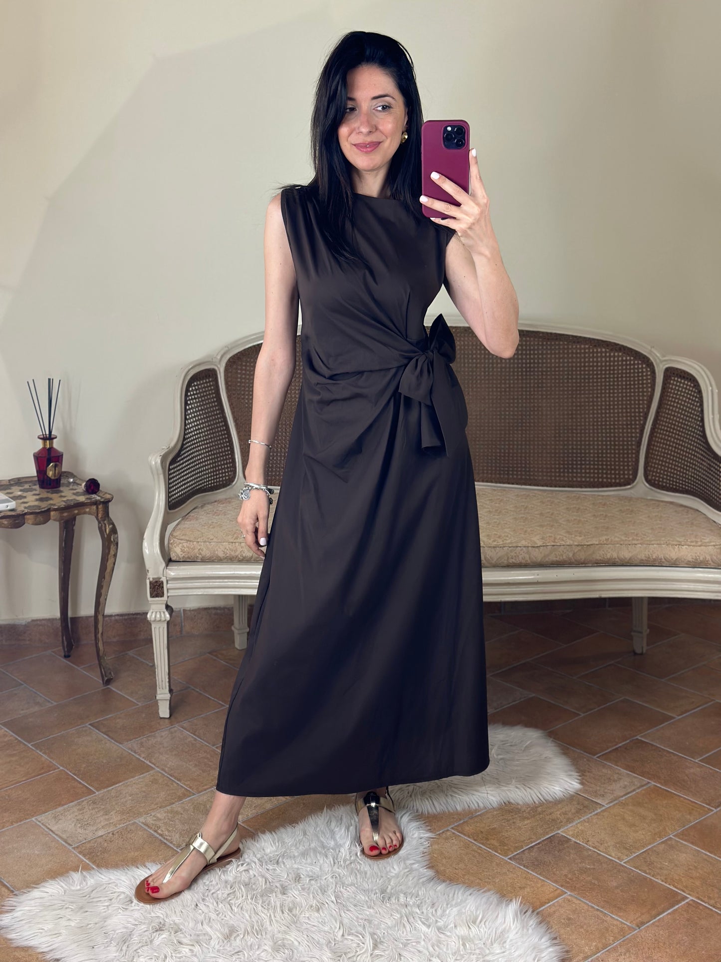 Abito fiocco laterale (disponibile in più colori)