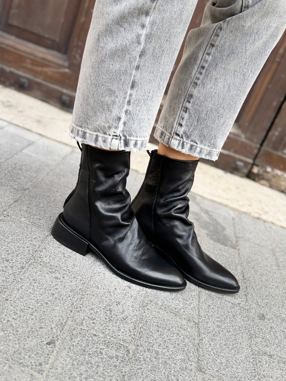 Mimmu Stivaletto FOULARD NERO