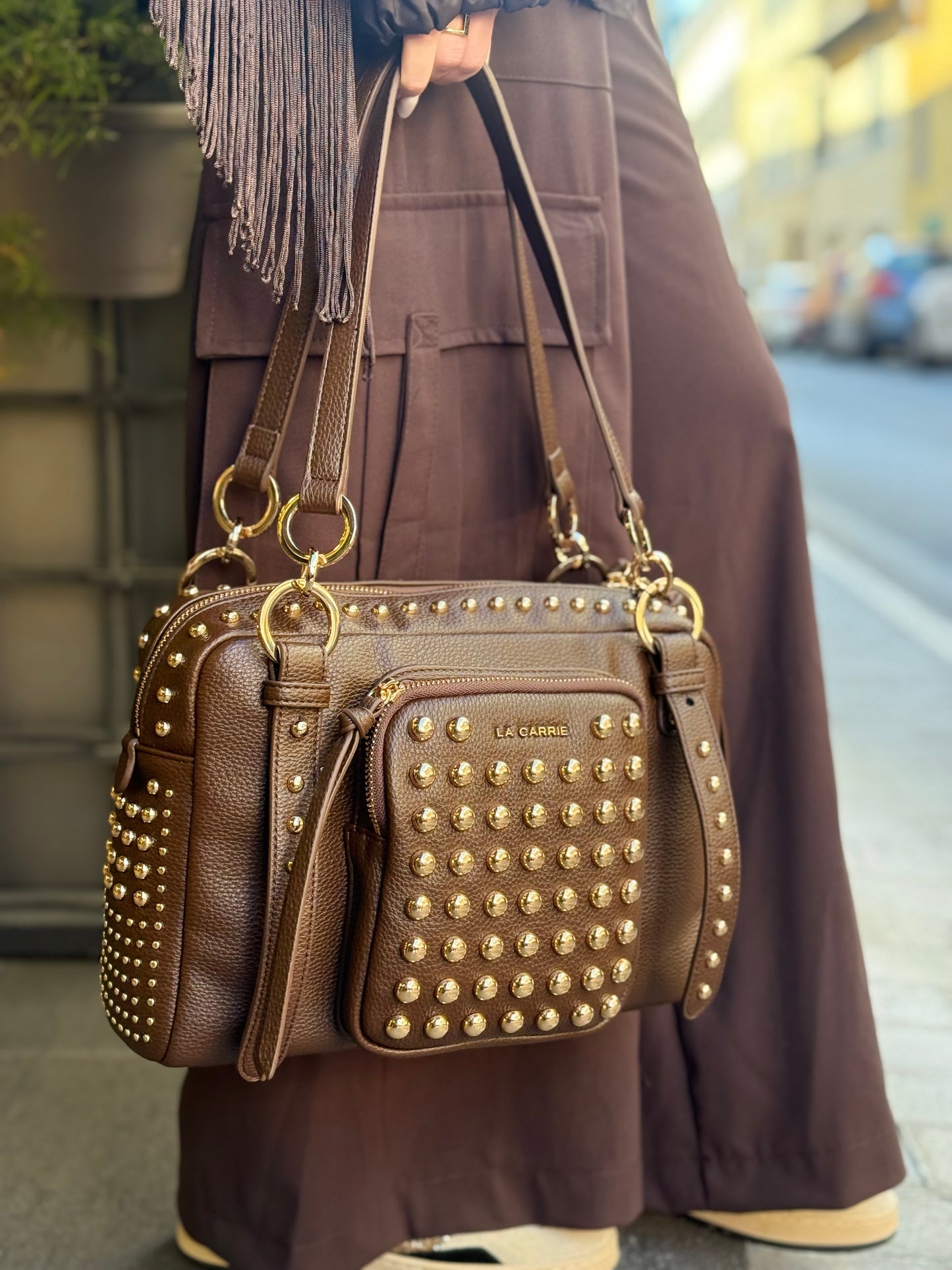 La Carrie Borsa PLANETS BROWN