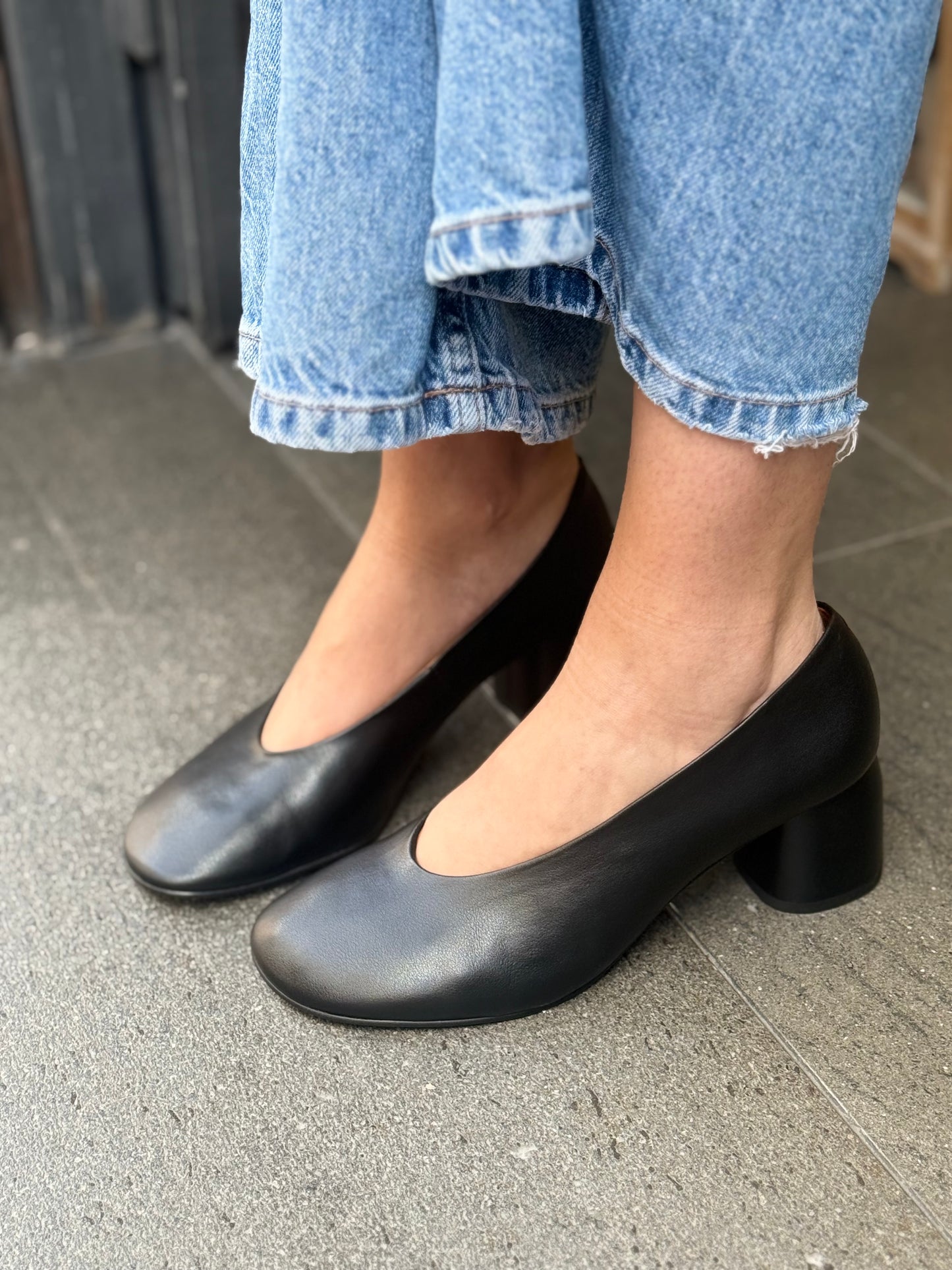 Angel Alarcon TESSA Décolléte NERO punta tonda