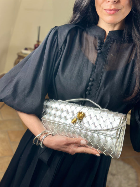 Busta intreccio "NOEMI" (disponibile in più colori)