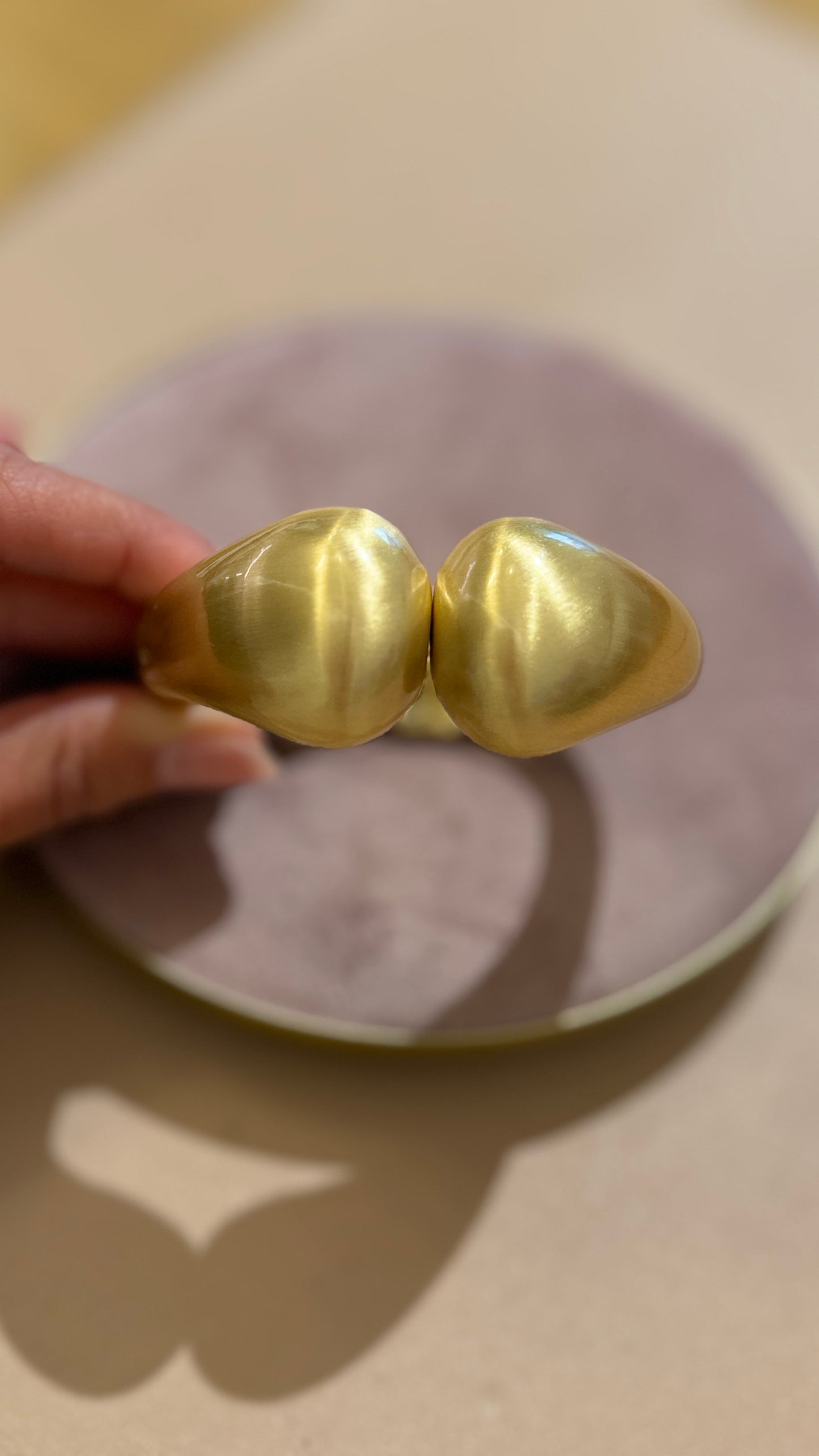 bracciale abbraccio opaco Oro