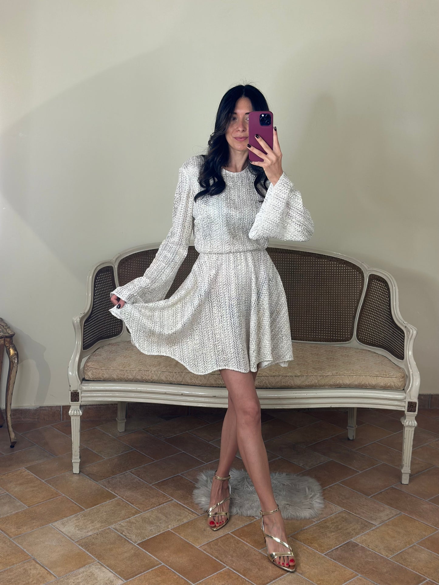 BohemianVí LASTI MINI DRESS Gold