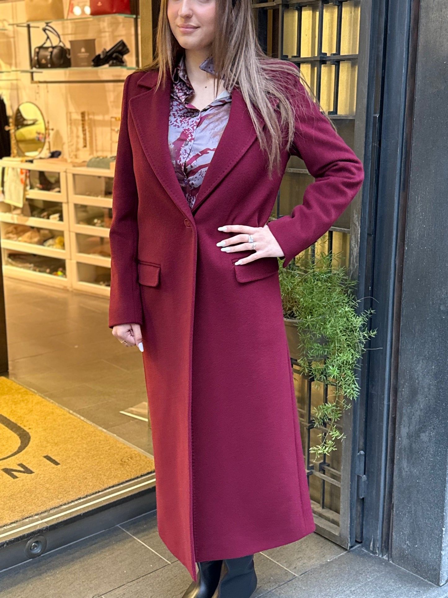 Chiarulli Cappotto EOS bordeaux