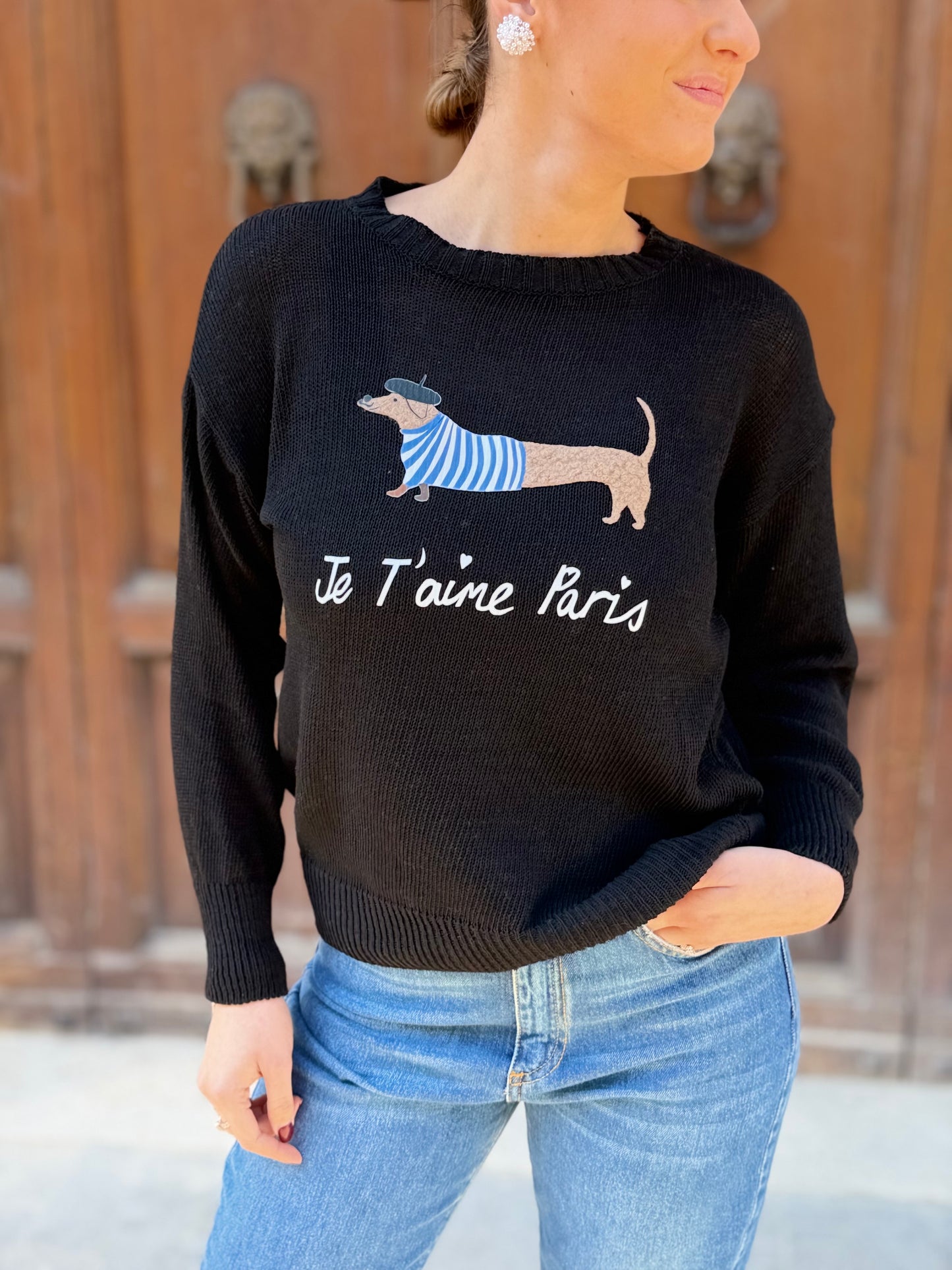 Maglia " Je T'aime Paris" NERA