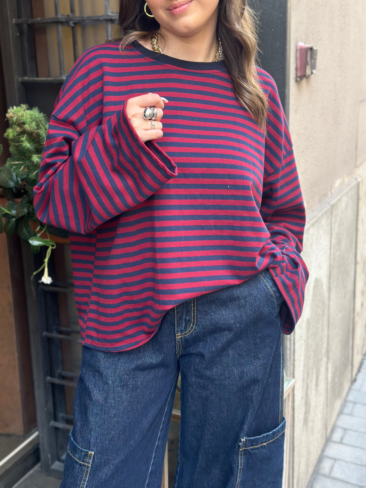 T-Shirt a righe (disp.in più colori)