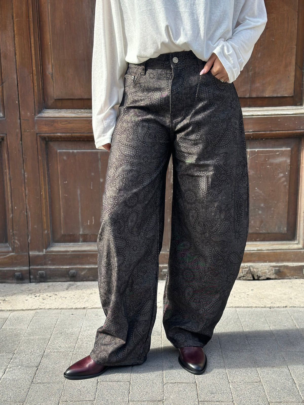 Jeans stampa PEASLY