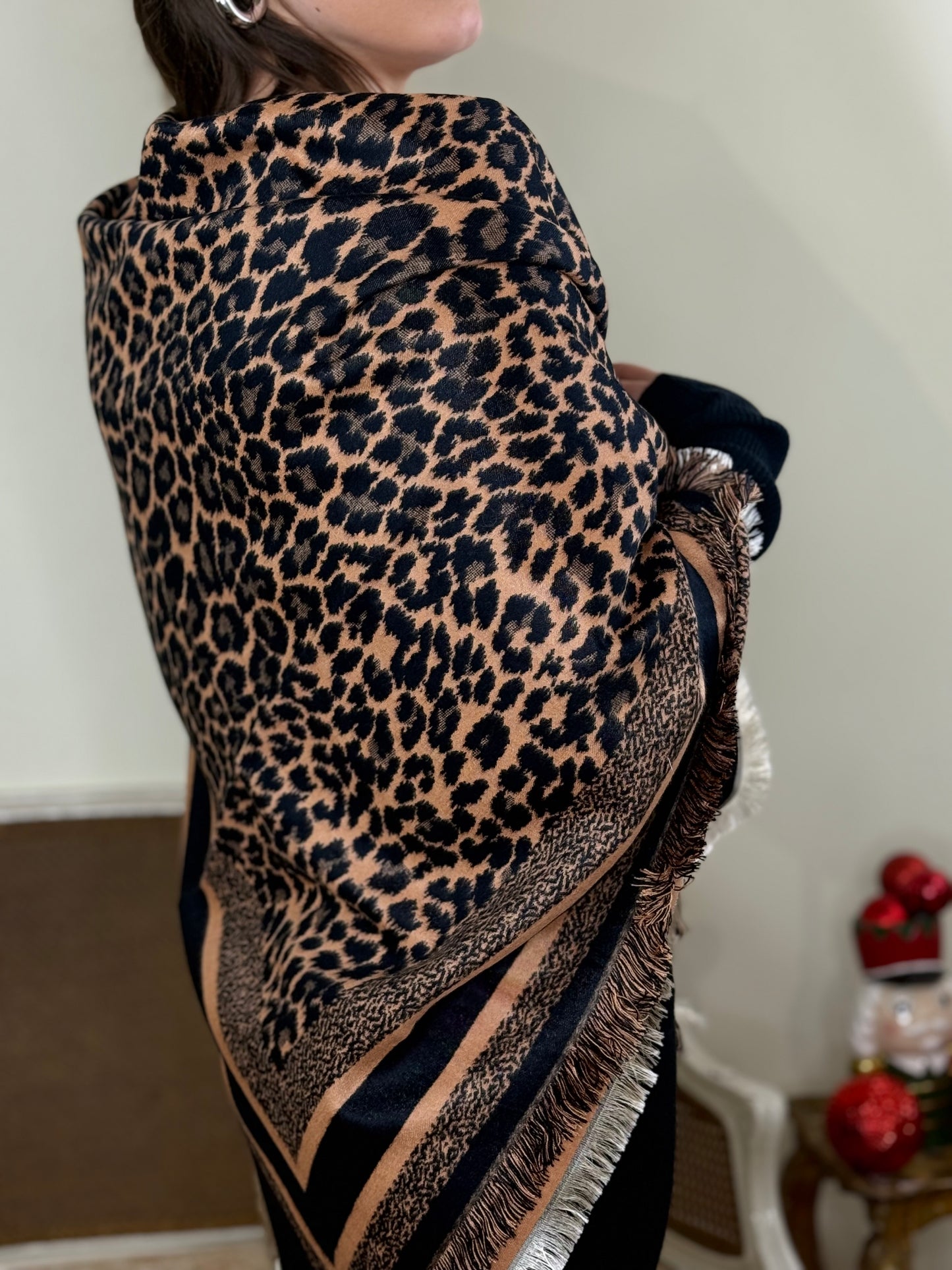 Maxi Sciarpa MACULATO BROWN