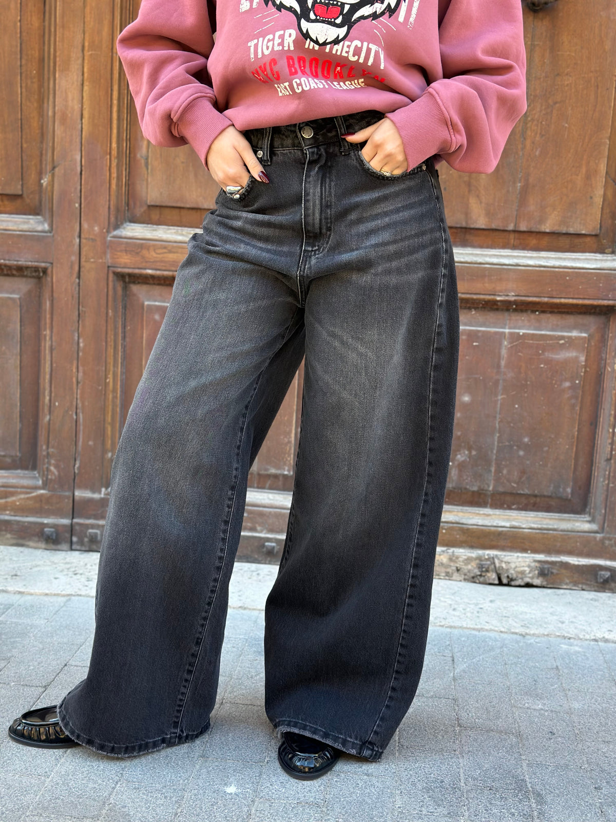 Tensione in jeans superpocket BLACK