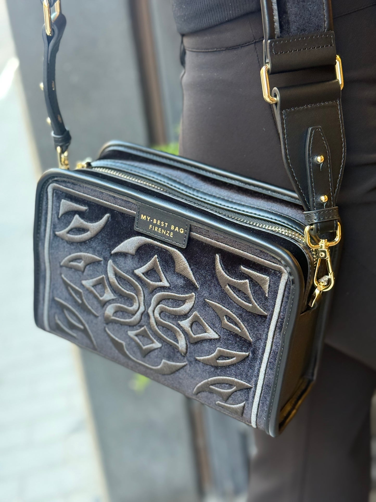 My Best Bag ATENA LISBONA BLACK TIE SMALL