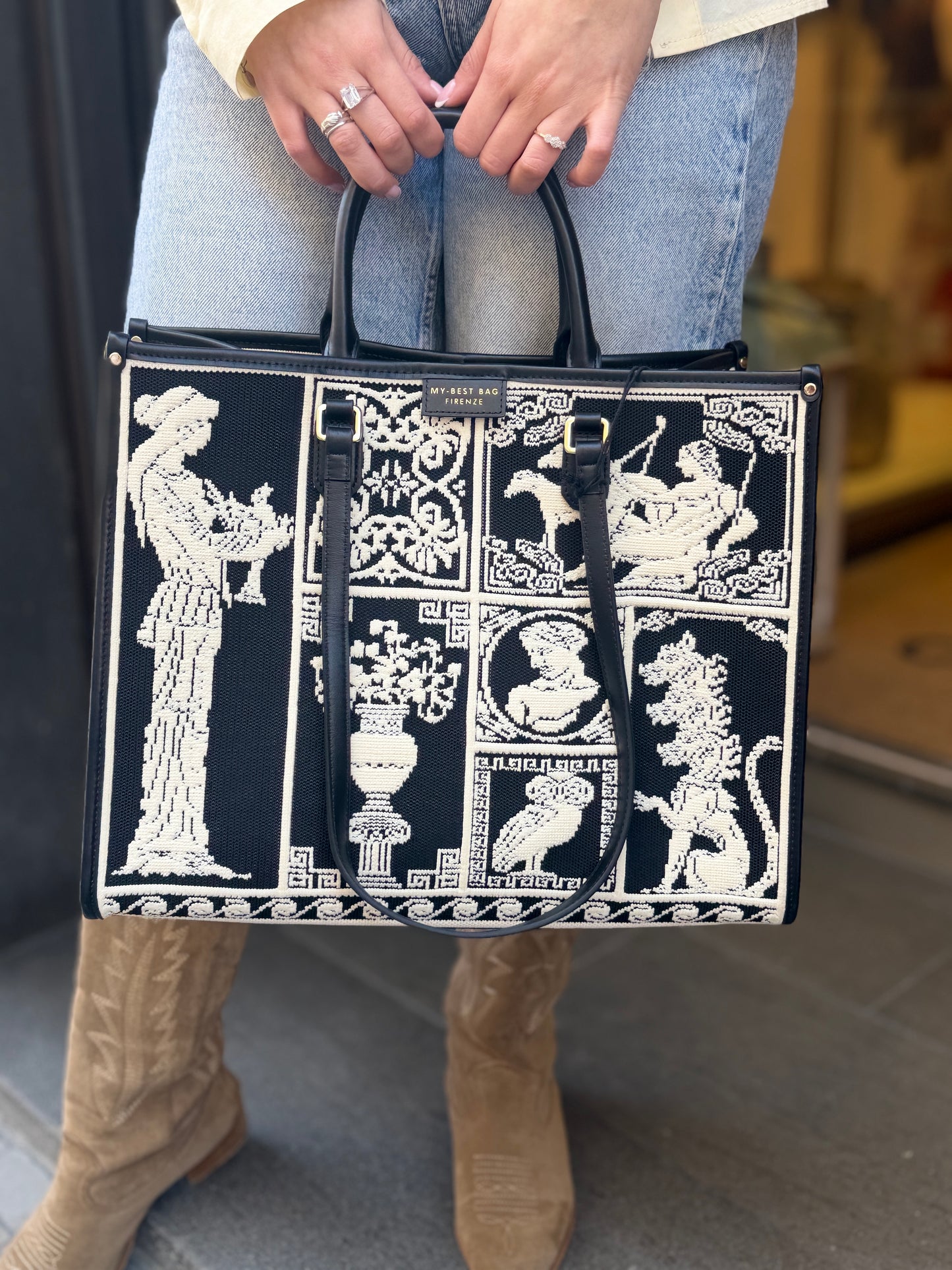 My Best Bag Atena Agora Black/white
