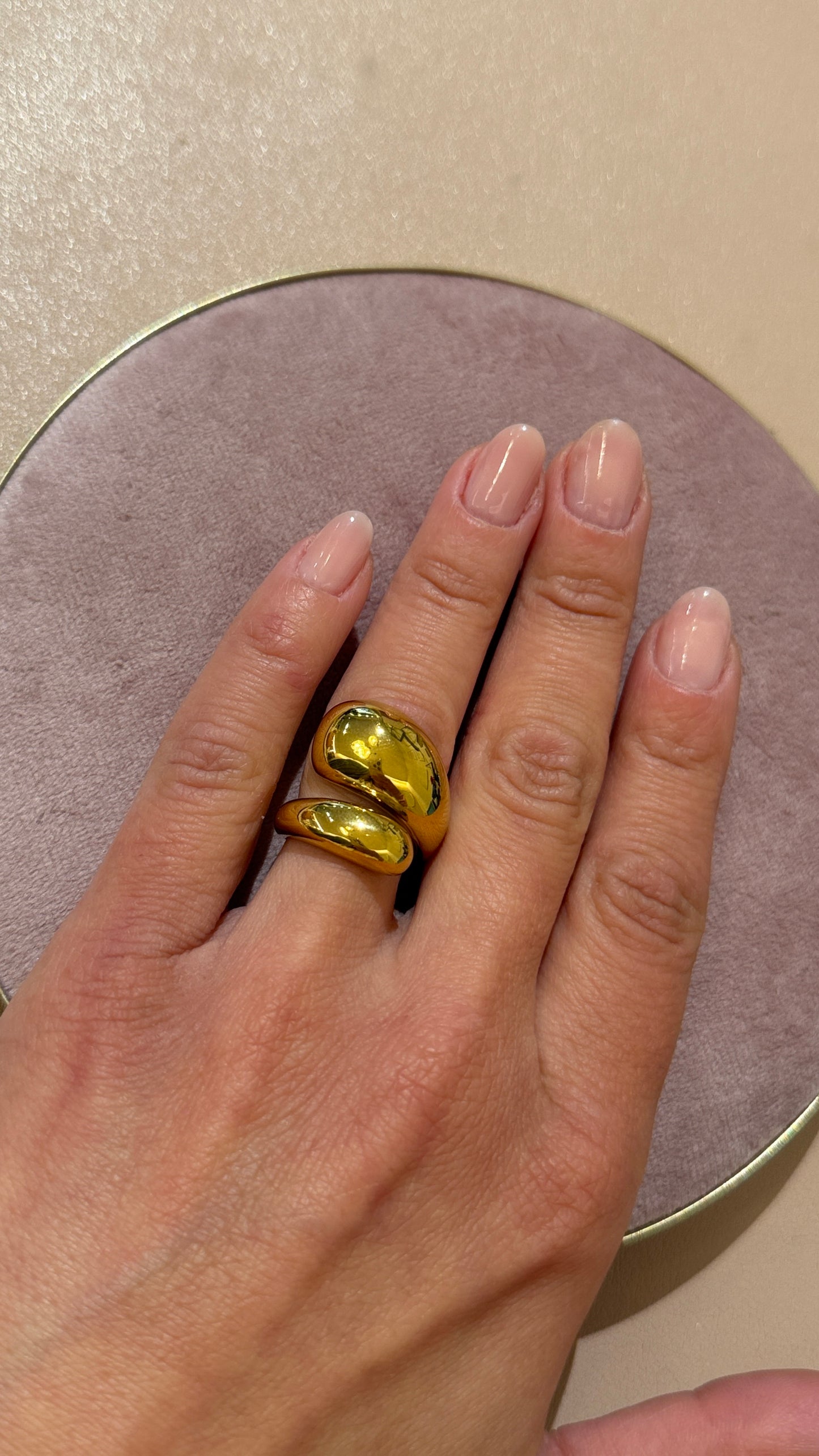 Anello abbraccio Oro