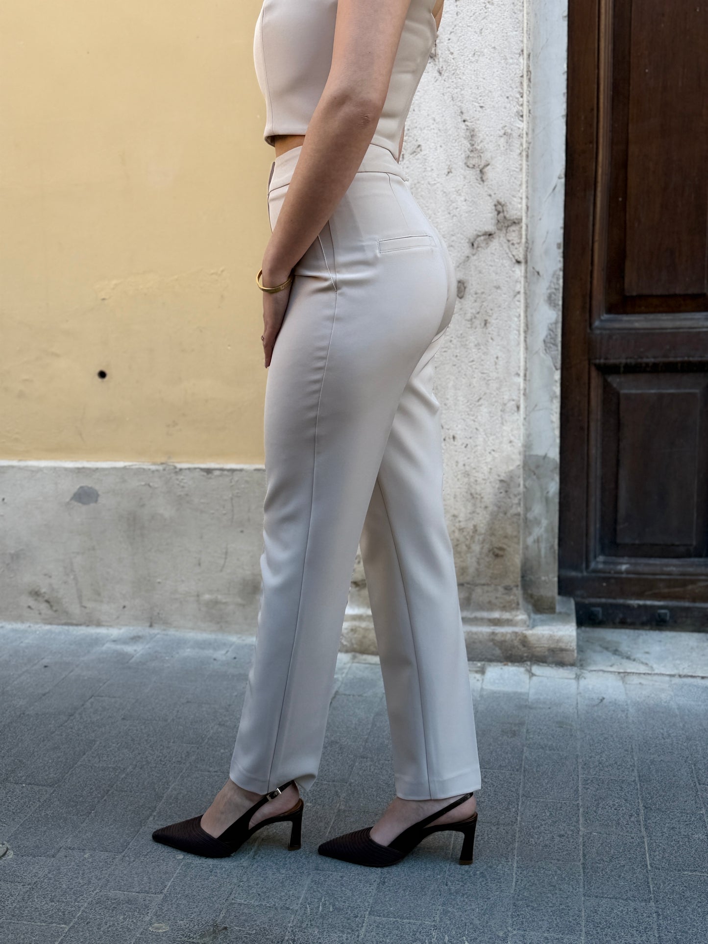 Silence Limited  Slim Key Pants Greige