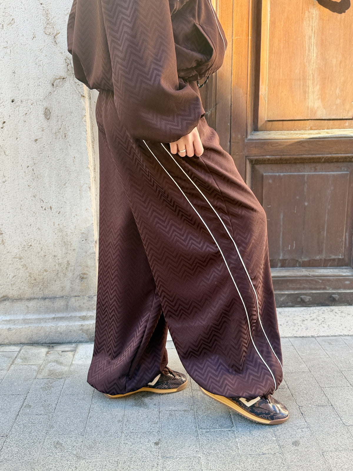 Pantalone Sporty-Chic MORO