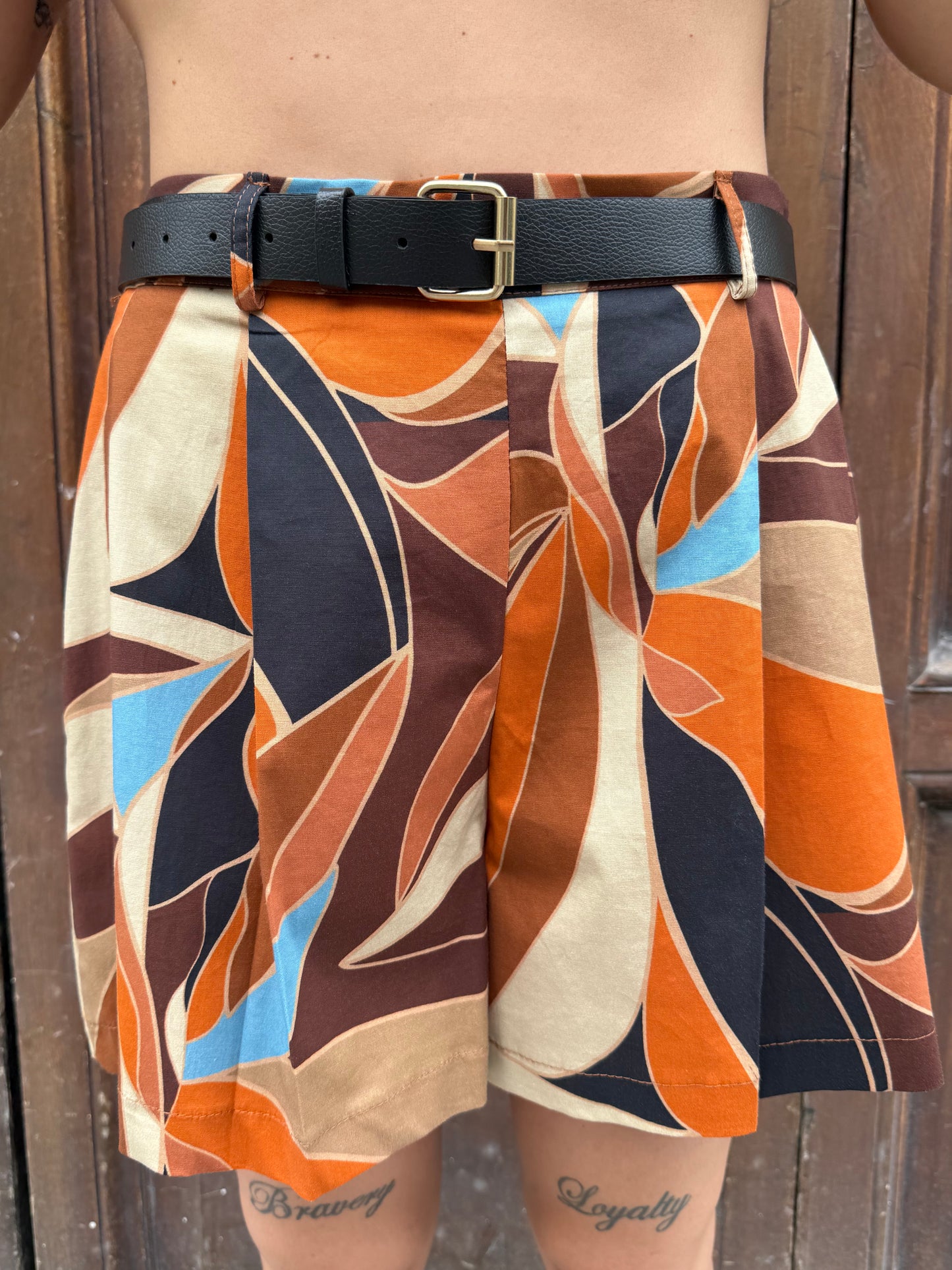 Haveone Shorts in fantasia Bruciato