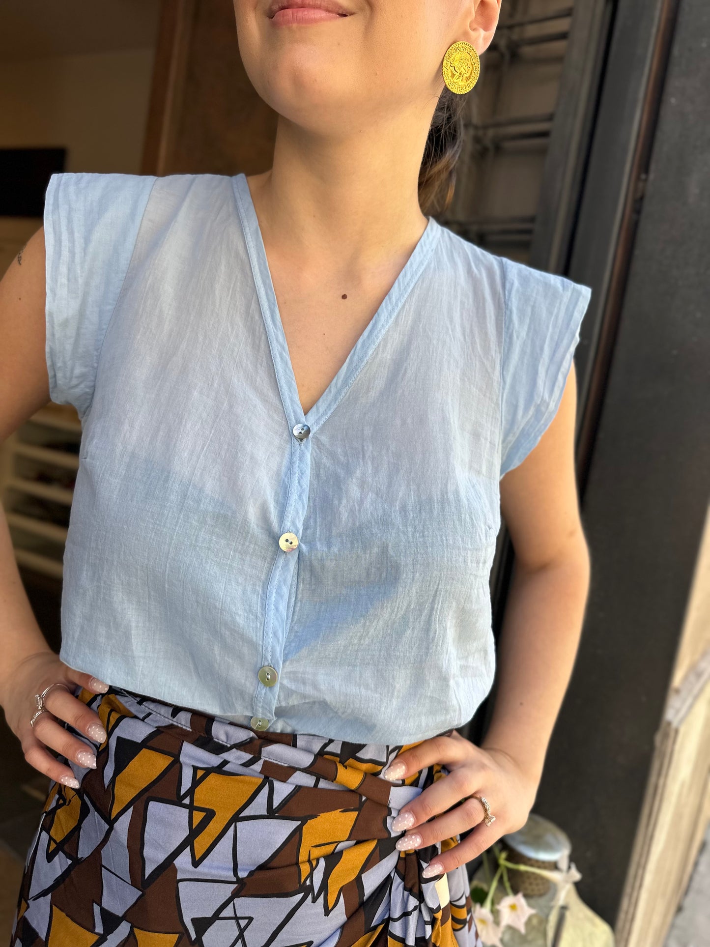 Tensione in Camicia voile (disp. in più varianti colori)