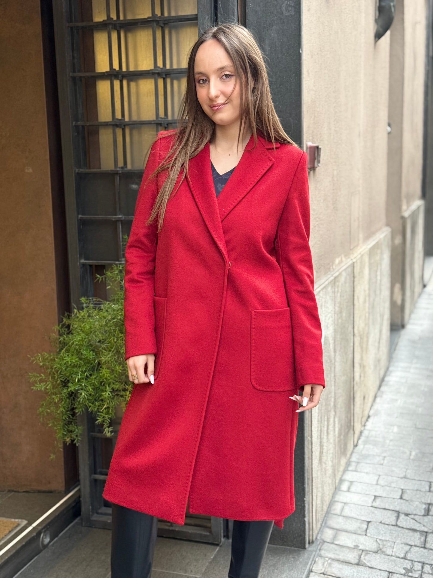Chiarulli Cappotto FLAVIA rosso
