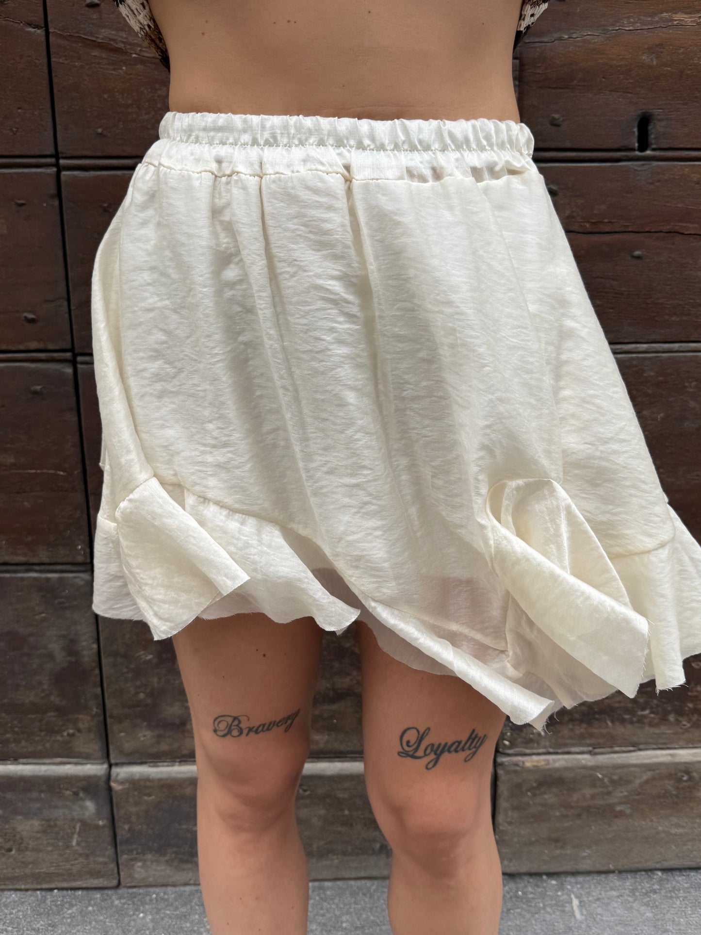 Haveone Minigonna balze Burro