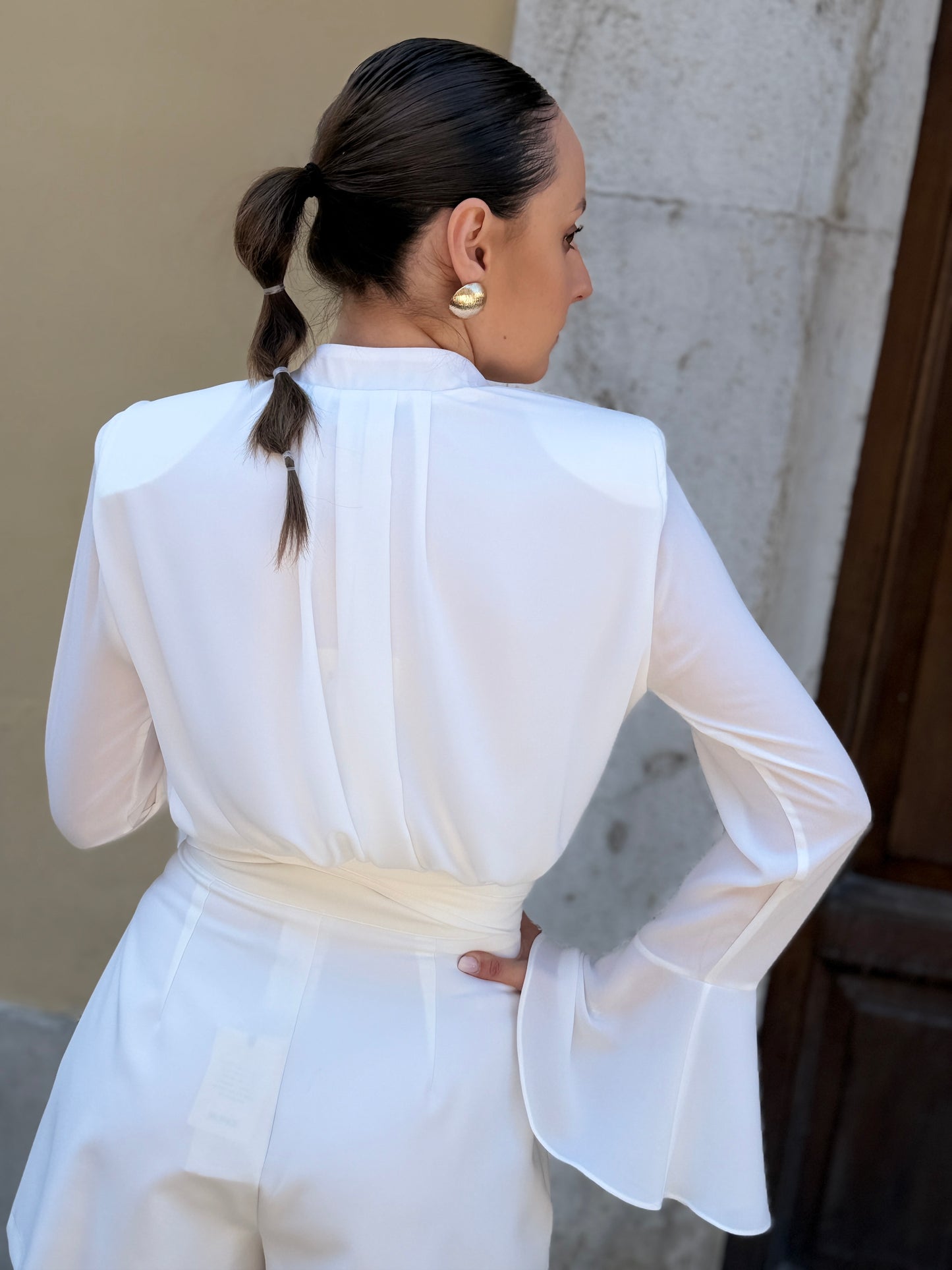 Silence Limited Gala Blouse OFF WHITE