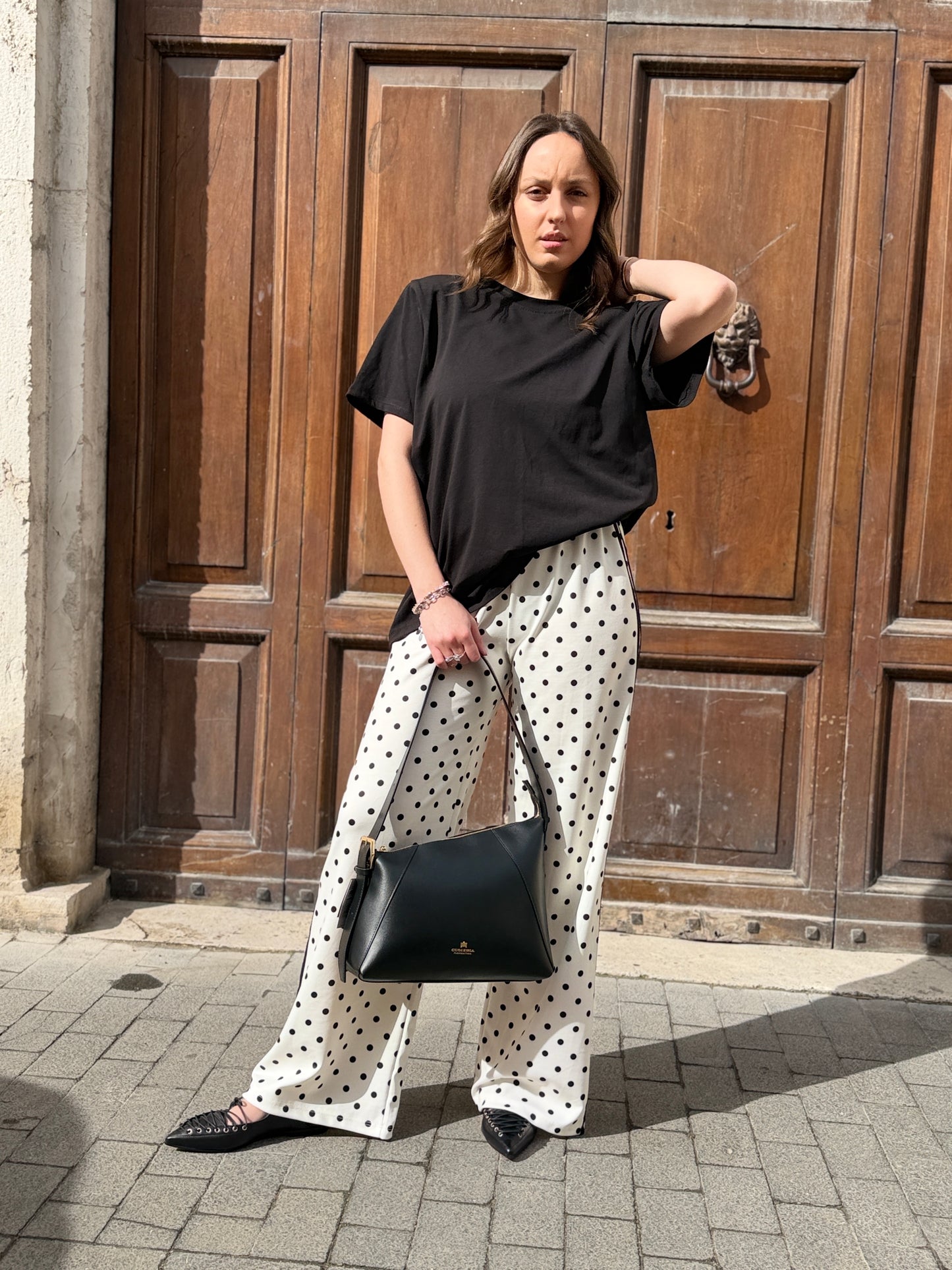 Cuoieria Fiorentina Loop Hobo NERO