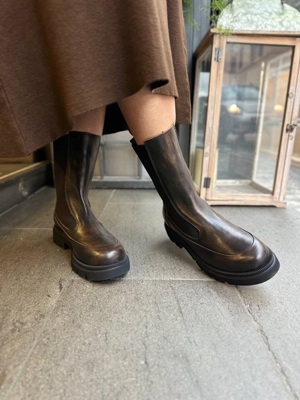 Stivaletto Beatles effetto invecchiato