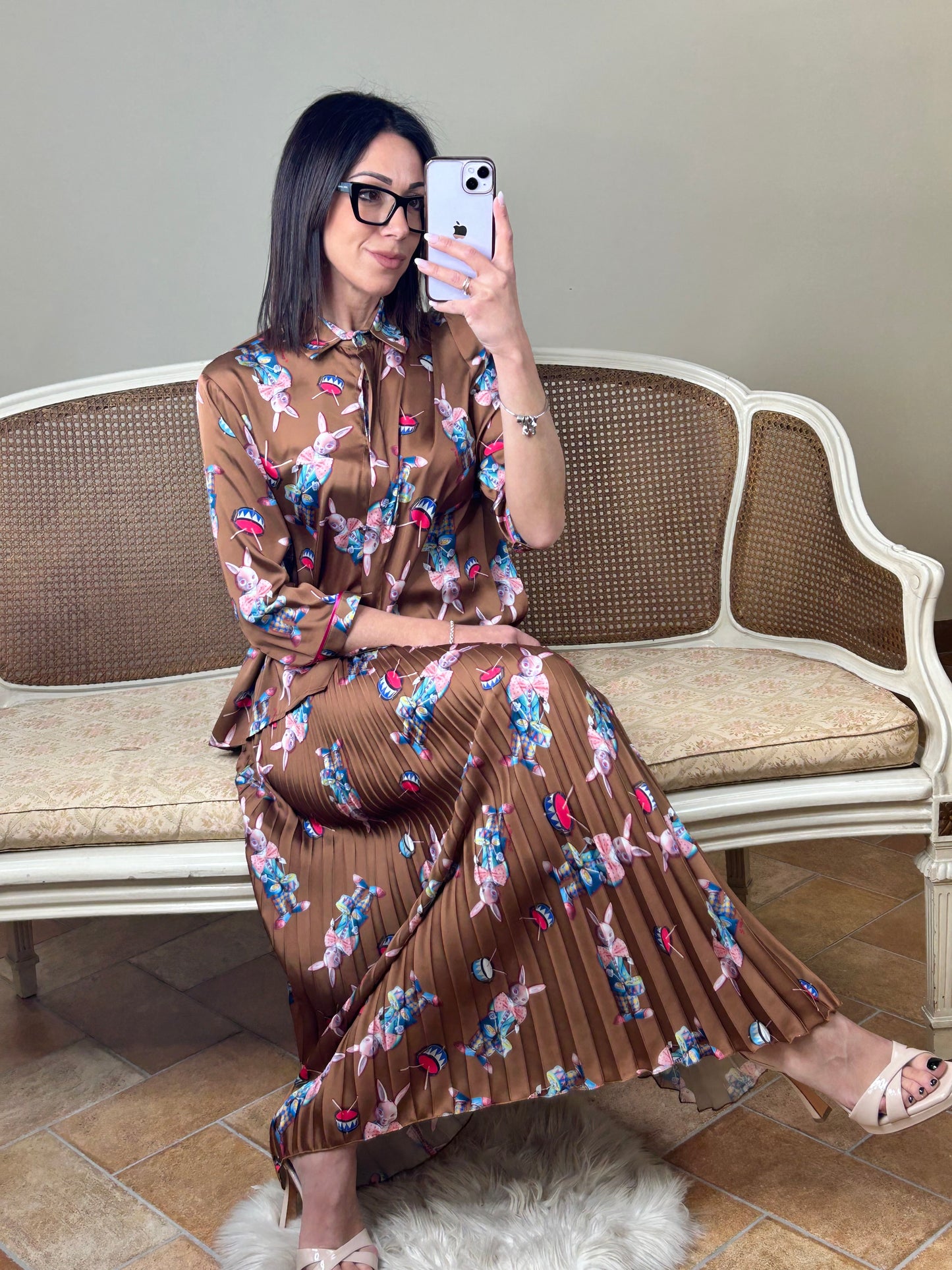 Il Thè delle 5- Gonna Plissè Rabbit