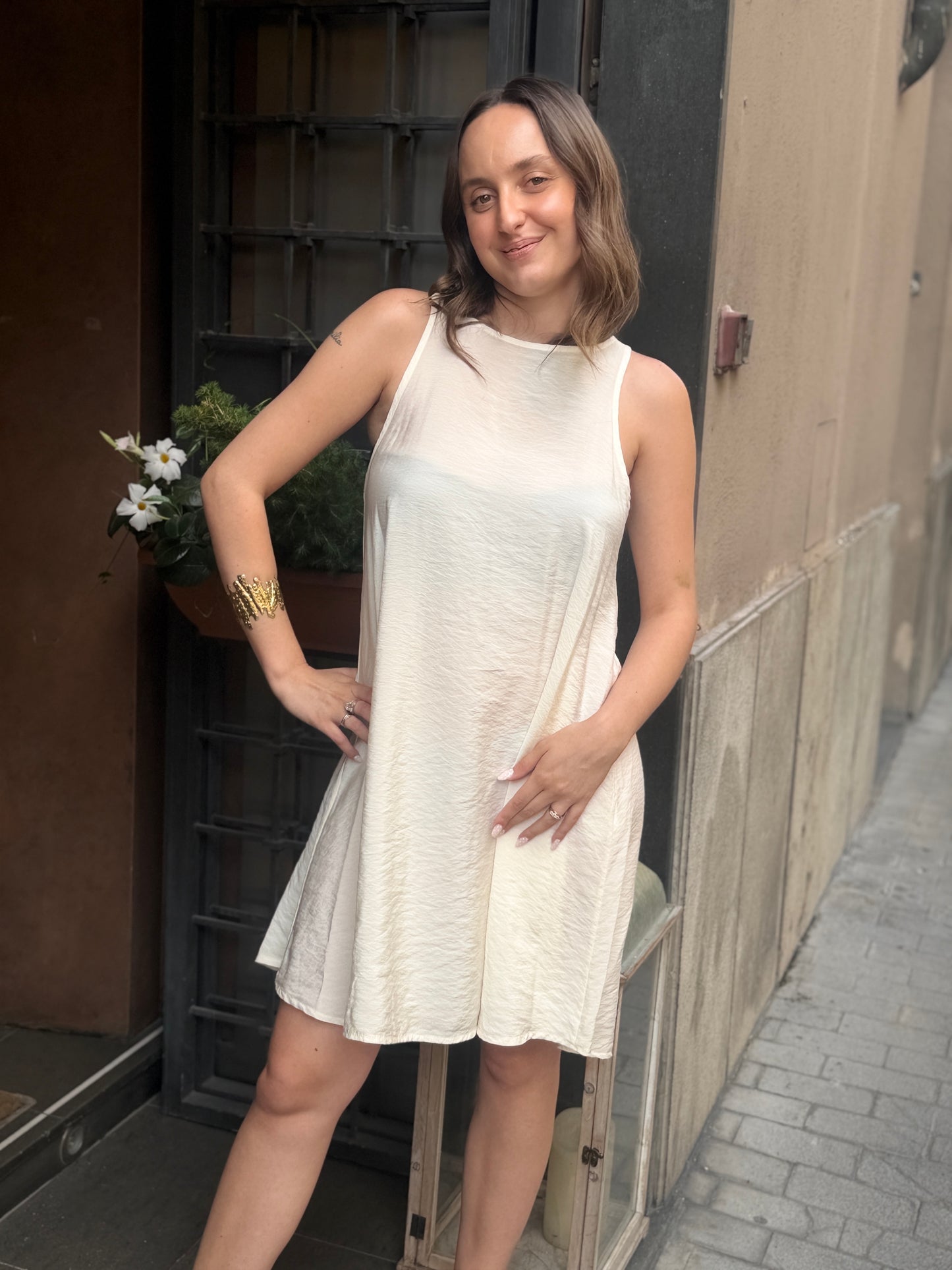 Tensione in Abito corto vogatore Burro