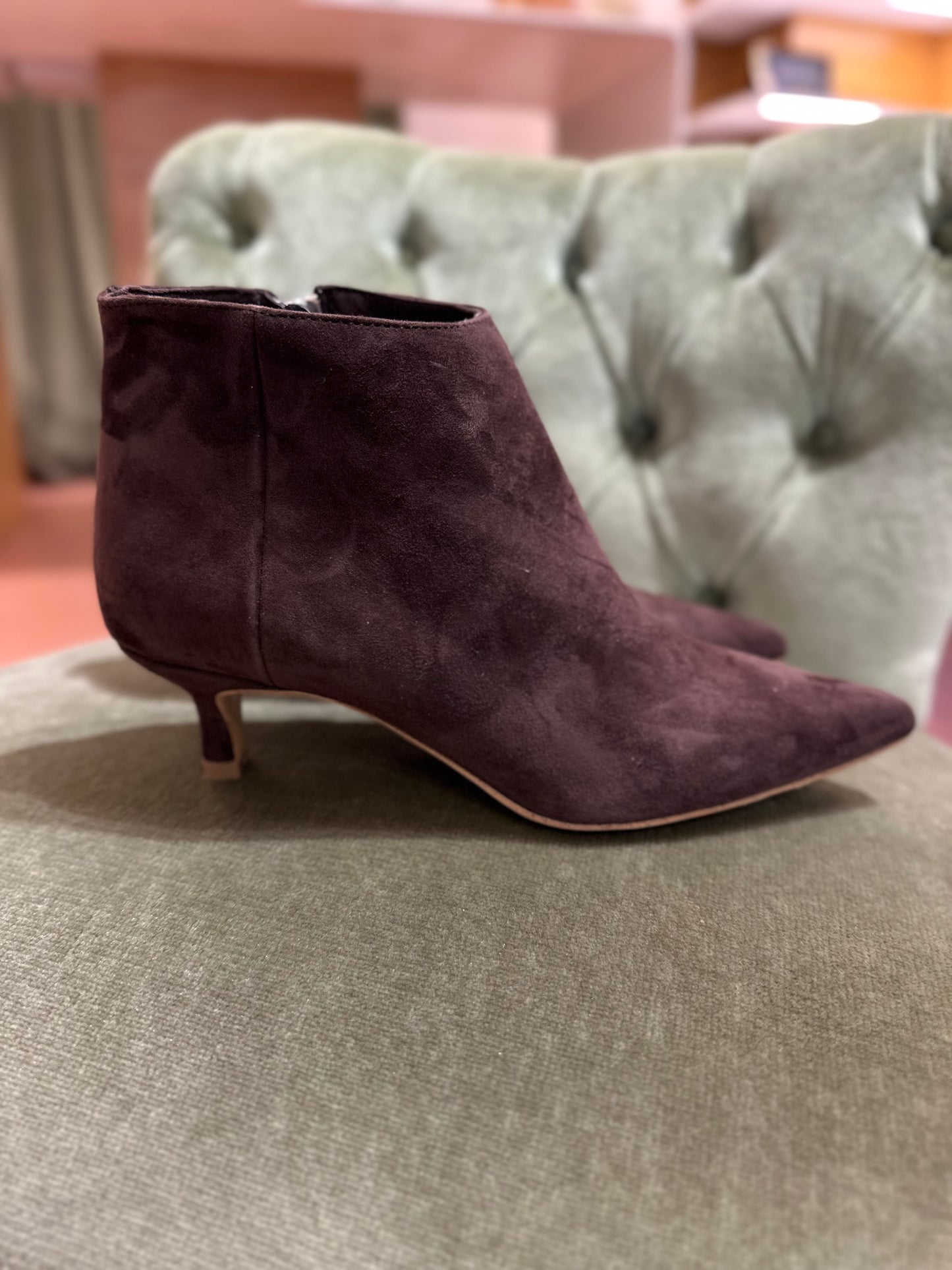 Ovyé Tronchetto in camoscio Moro