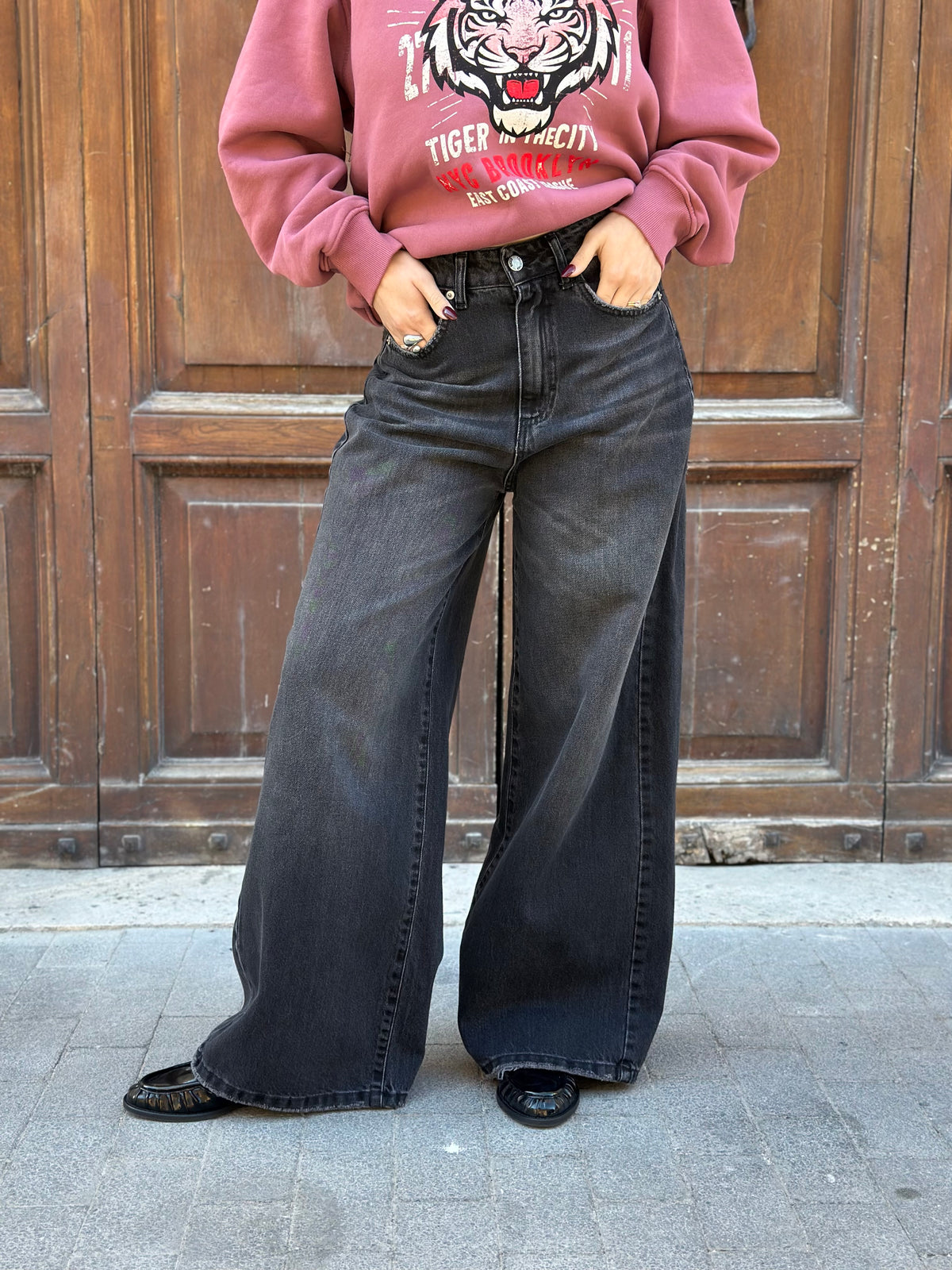 Tensione in jeans superpocket BLACK