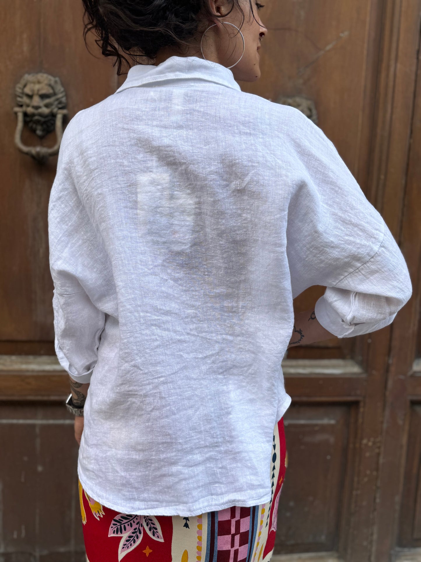 Camicia VIOLA in lino (disponibile in più colori)