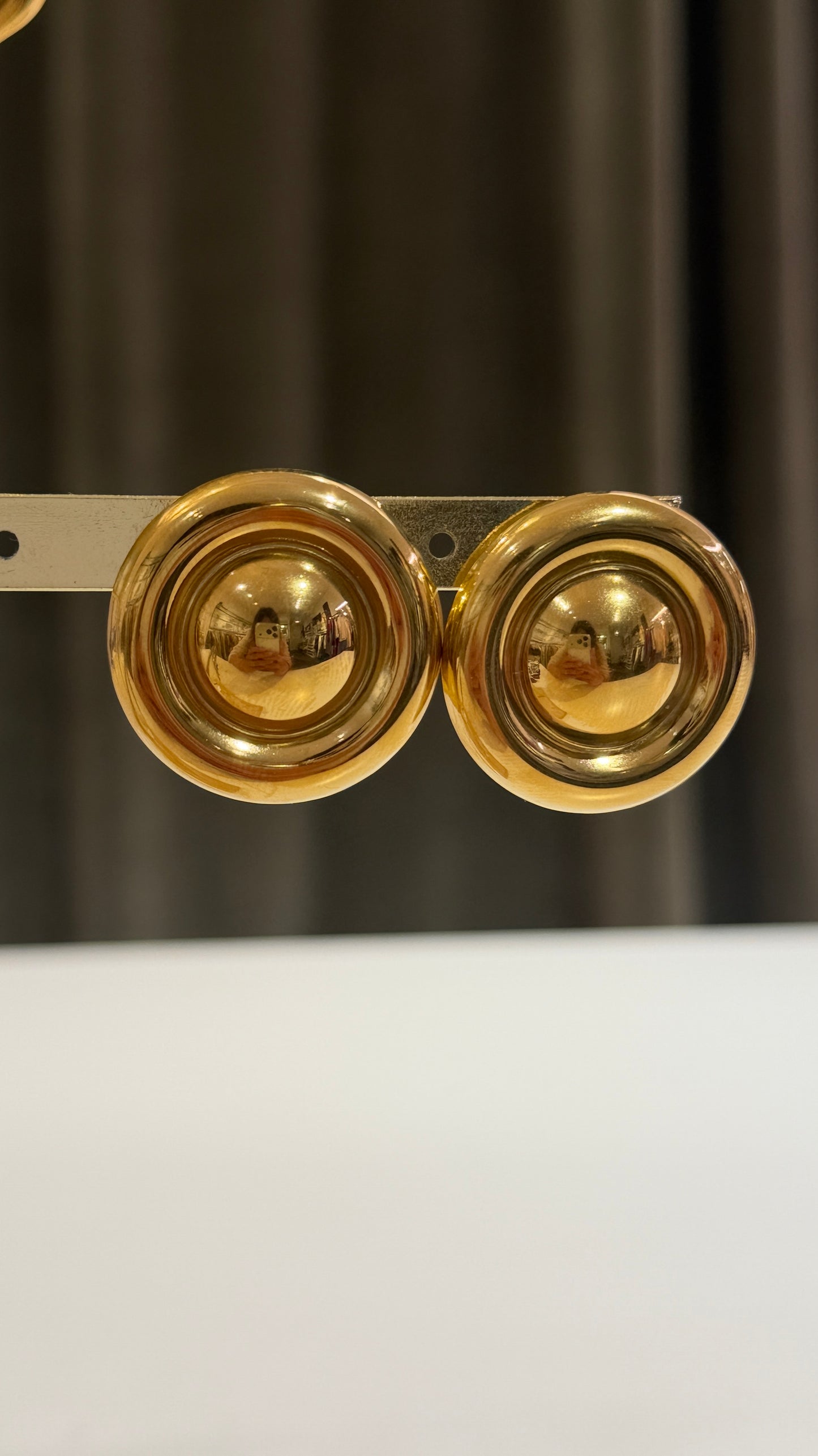 Orecchini Bottoni oro