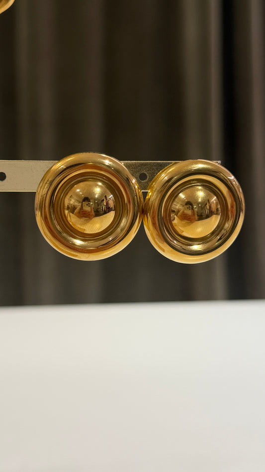 Orecchini Bottoni oro