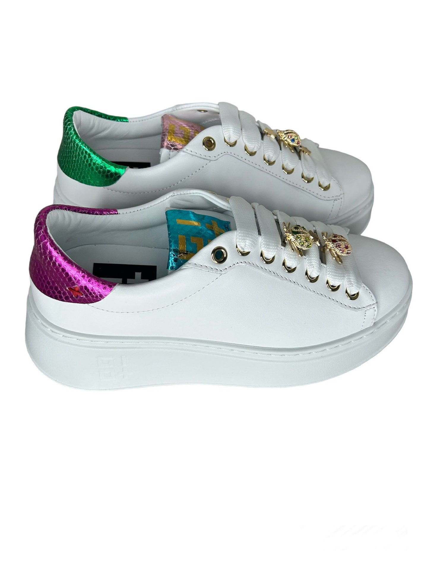 Gio+ Sneakers white viperina coccinelle
