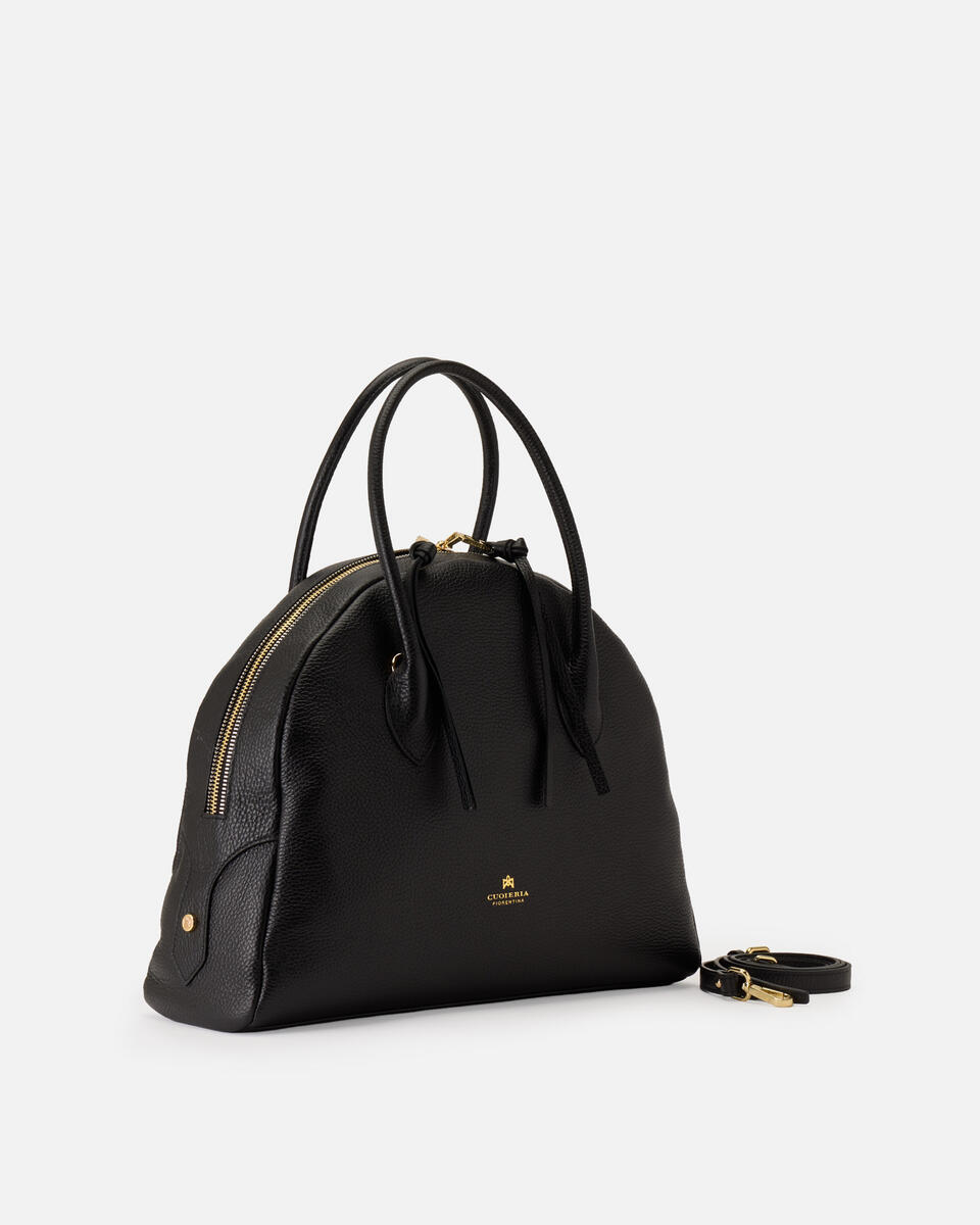 Cuoieria Fiorentina LUA MEDIUM BOWLING BAG NERO