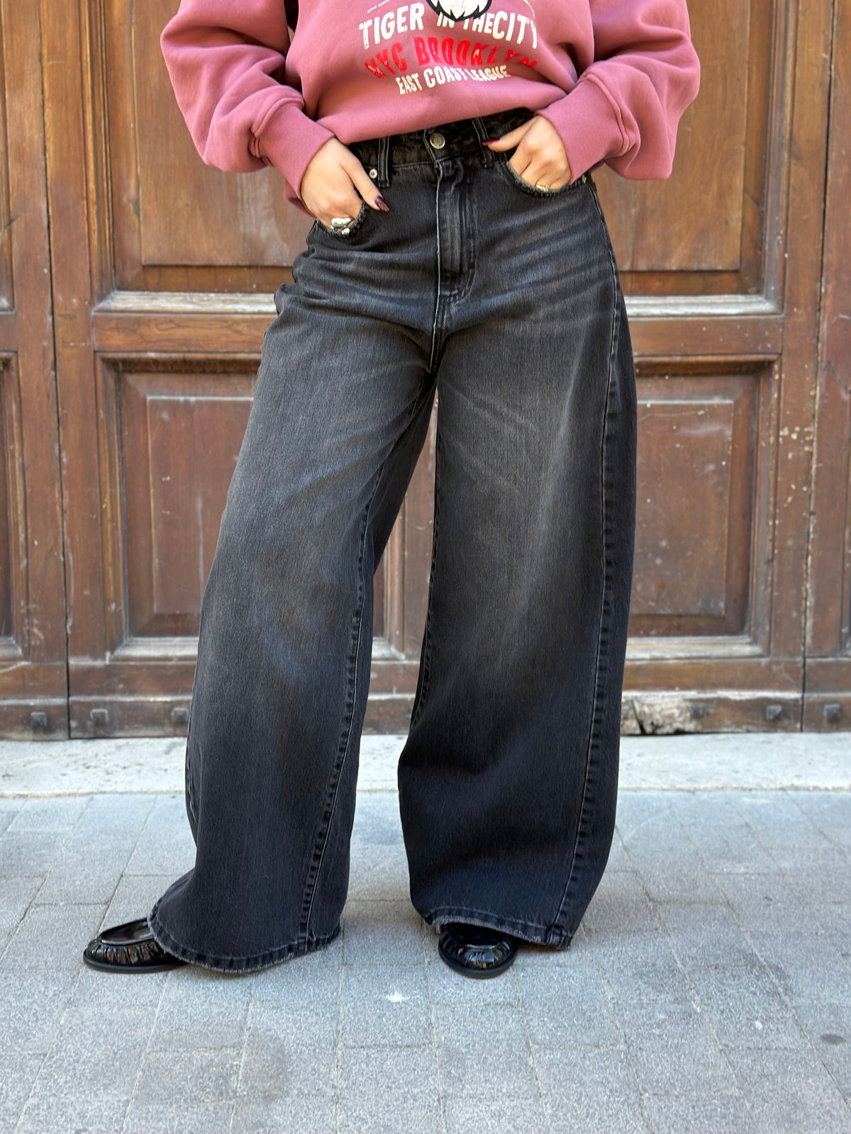 Tensione in jeans superpocket BLACK