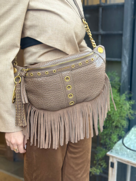 La Carrie FRINGES WAISTPACK TAUPE