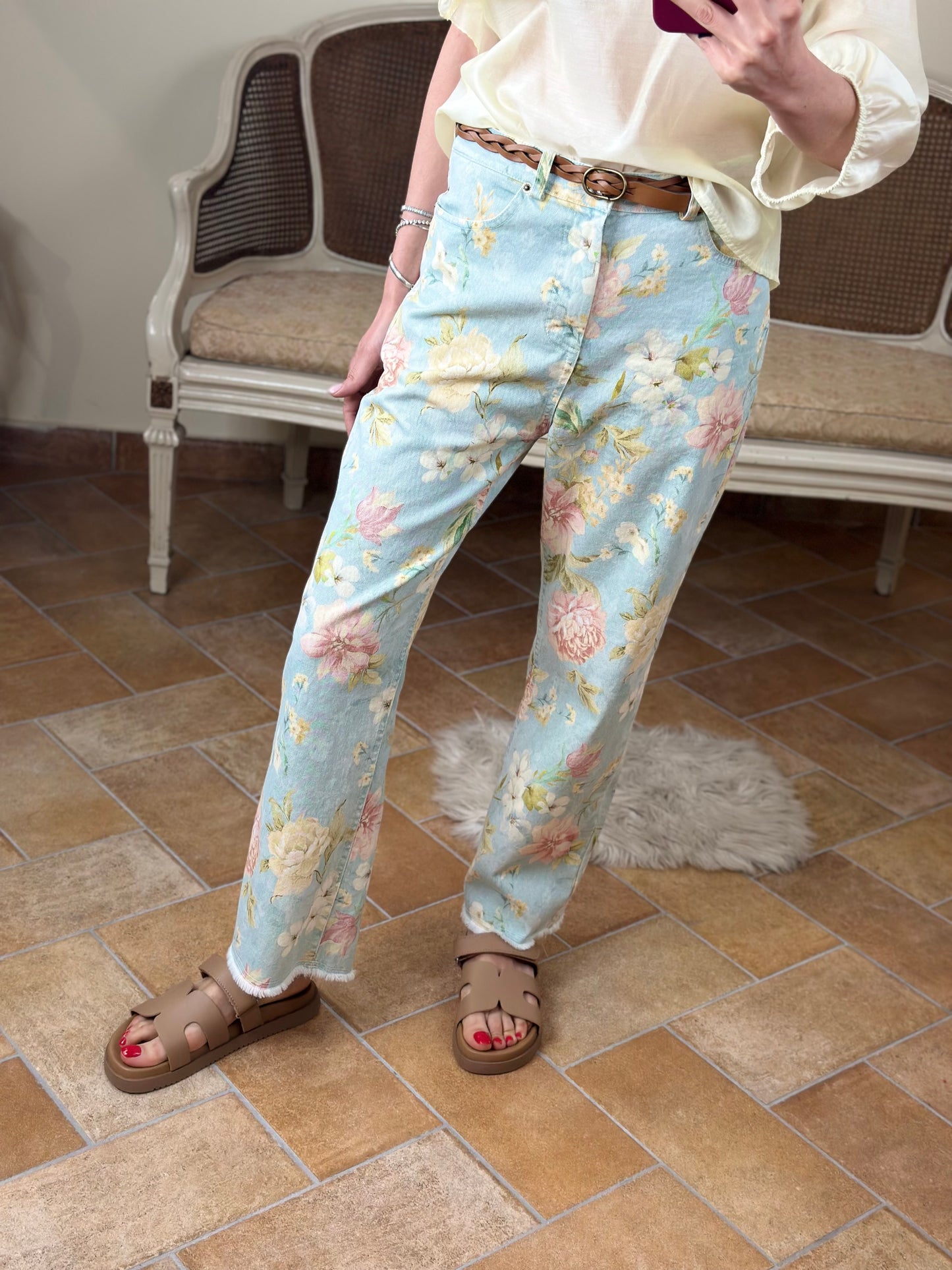 Tensione in Jeans FLOWER multicolor