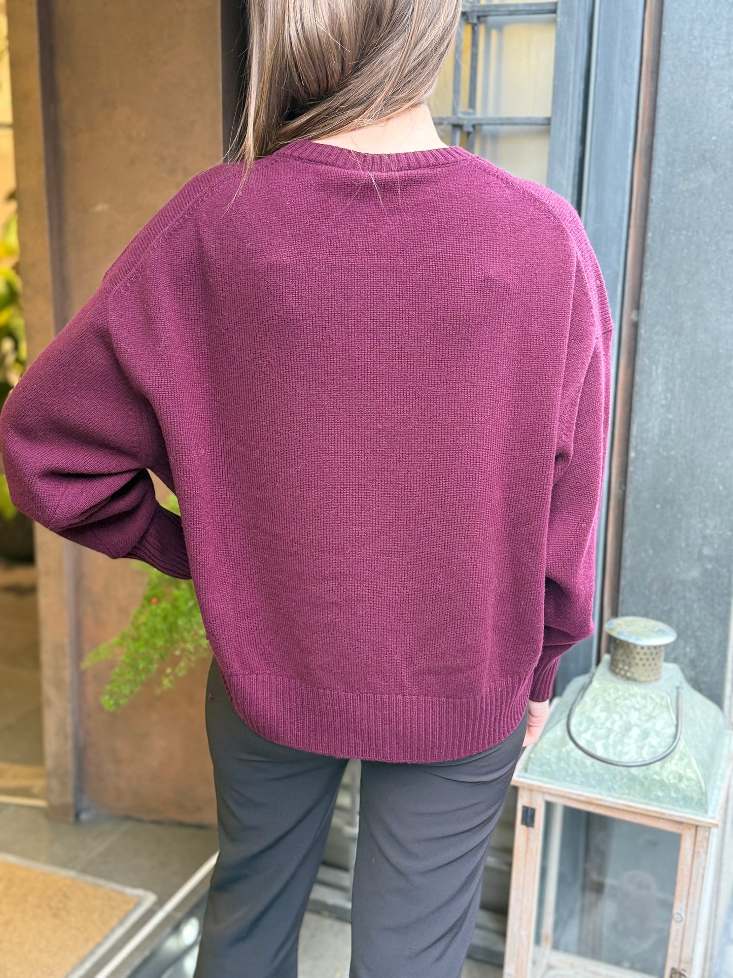 Tensione In Maglione girocollo BORDEAUX