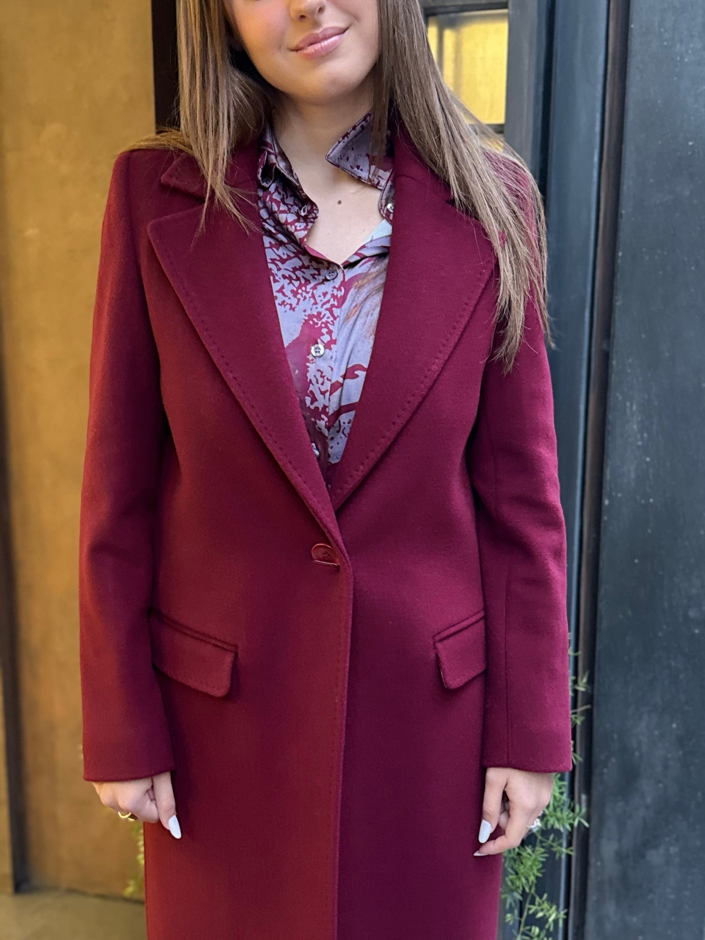 Chiarulli Cappotto EOS bordeaux