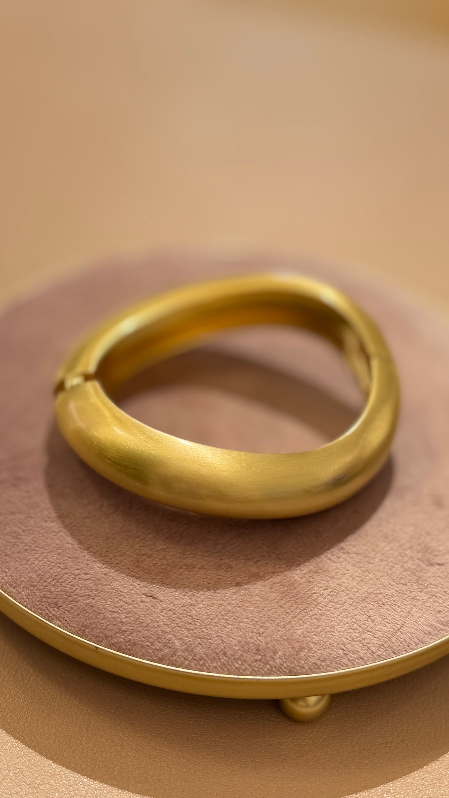 Bracciale onda opaco Oro
