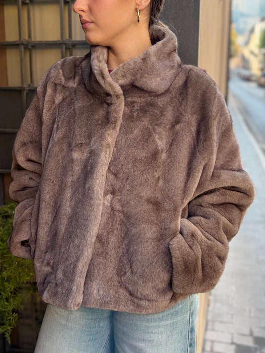 Ecopelliccia ANASTASIA Grigio